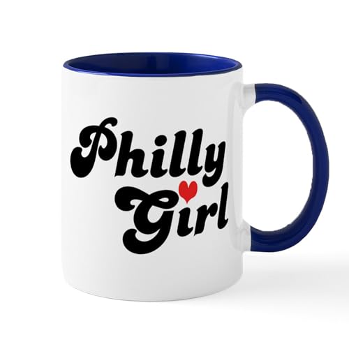 White/Navy Inside - Philly Girl Mug