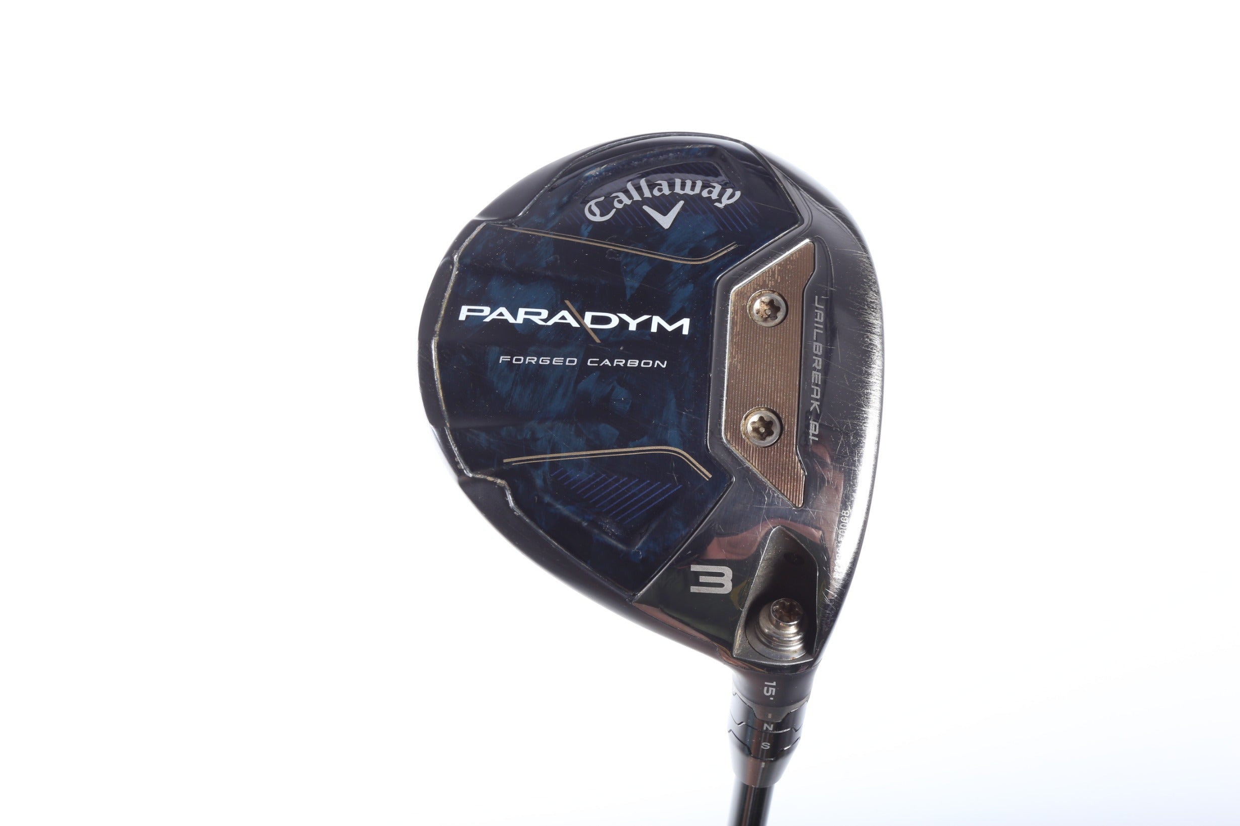 Used Callaway Paradym 3 Wood Right Handed 15° Stiff Flex Golf Club - Perfect for Long Fairway Shots & Improving Your Golf Game