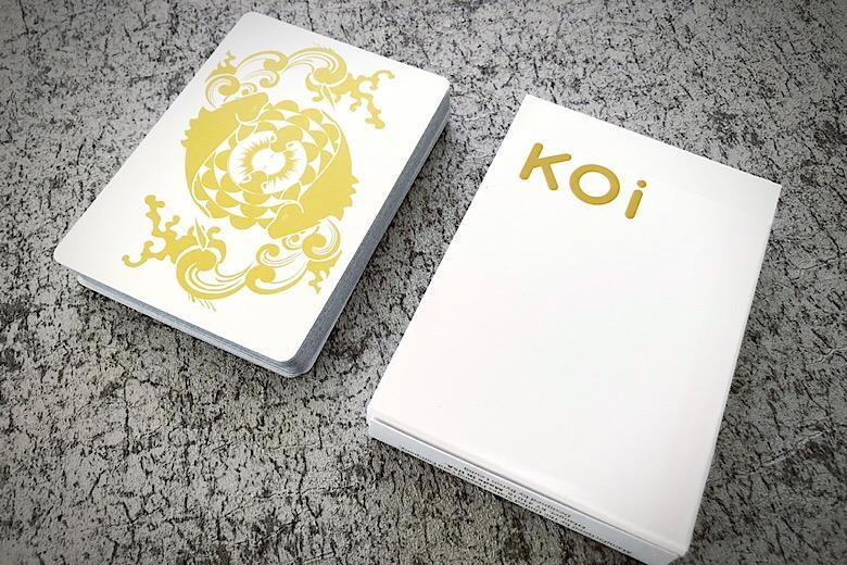 Premium Koi V2 Playing Cards - Waterproof & Durable Poker Cards for Magic Tricks, Cardistry, and Casino Games - Perfect for Professional Magicians, Card Players, and Collectors