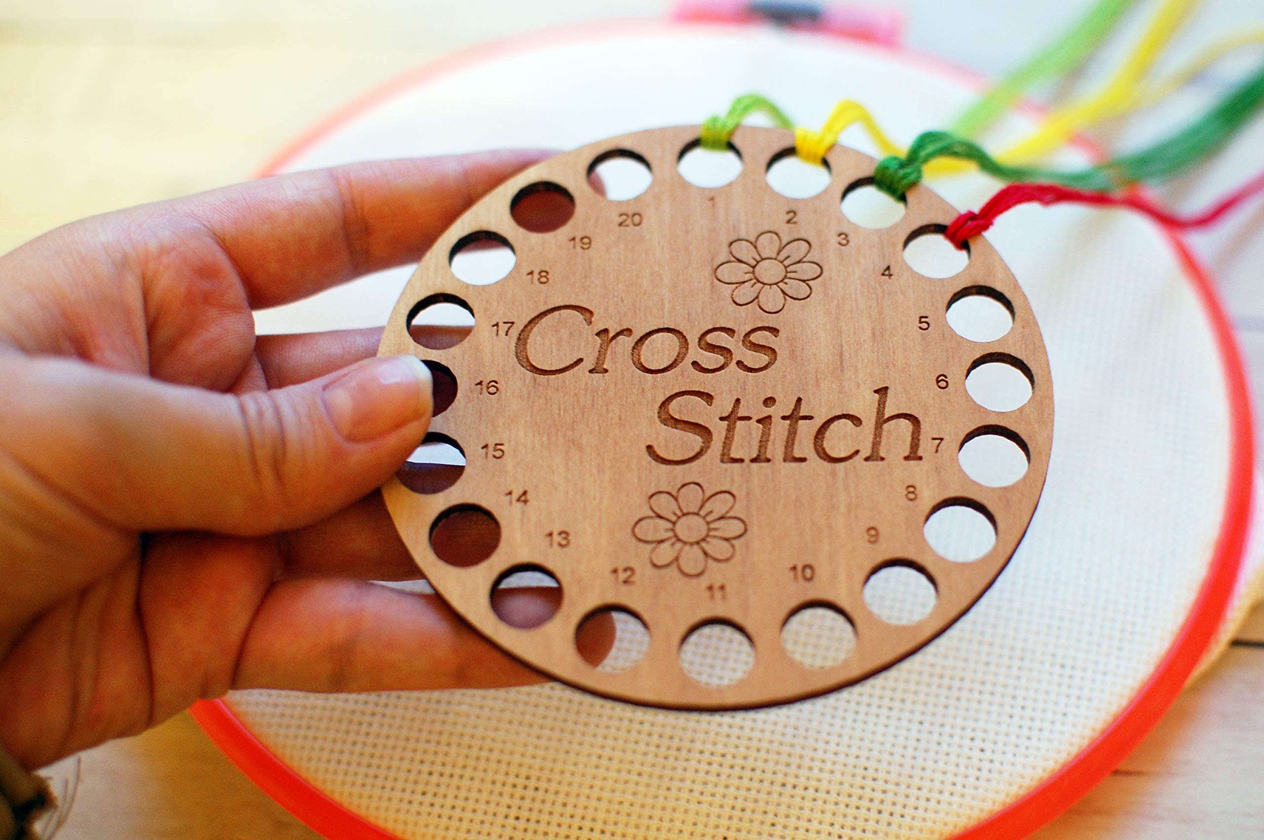 Best Floss Organizer for Cross Stitch & Embroidery - Thread Holder & Keeper for Sorting Threads - Perfect for DIY Craft Kits, Sewing Projects, and Needlework Accessories