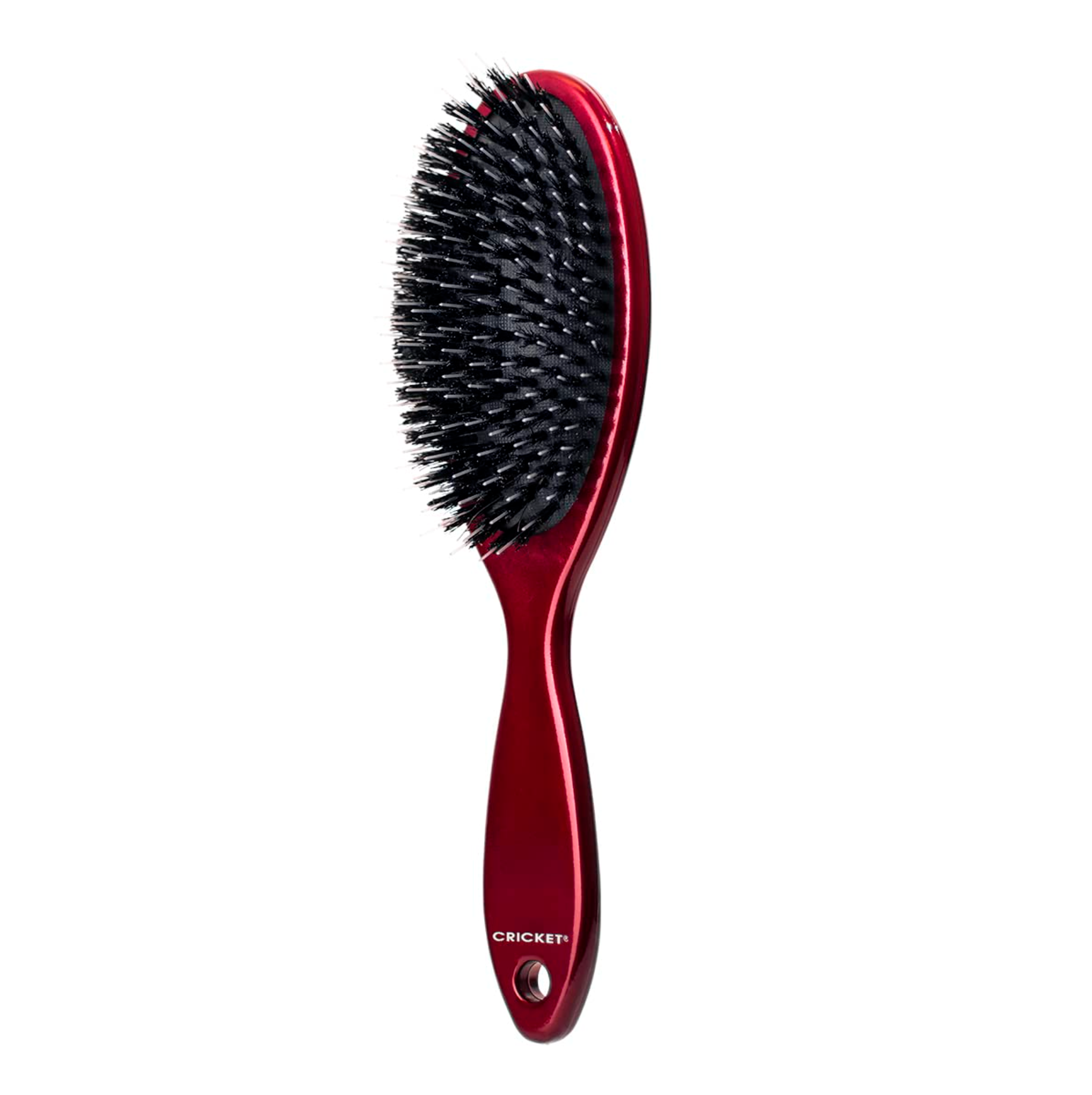 Premium Cricket Smoothing Boar & Nylon Hair Brush - Detangling & Styling Brush for Smooth, Shiny Hair - Perfect for Daily Use, Salon Styling & Travel