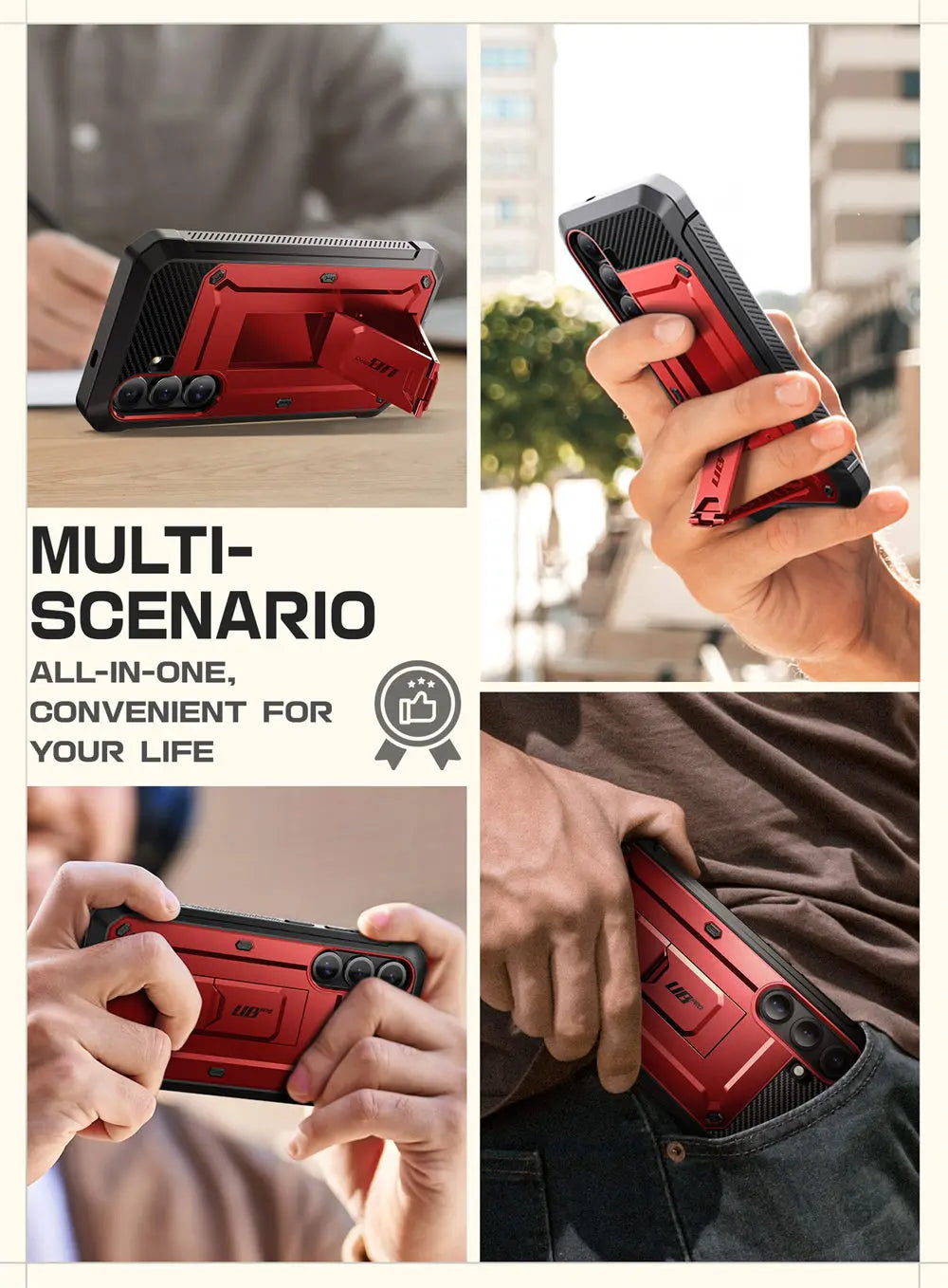 SUPCASE Galaxy S25 Plus UB Pro Military Grade Protective Case - Shockproof, Drop Proof Phone Cover for Outdoor, Work & Daily Use
