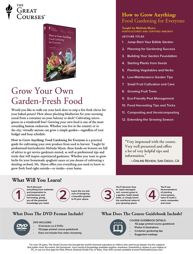 Food Gardening for Everyone: How to Grow Anything - Beginner's Guide to Homegrown Vegetables, Herbs & Fruits | Perfect for Backyard, Balcony & Indoor Gardening