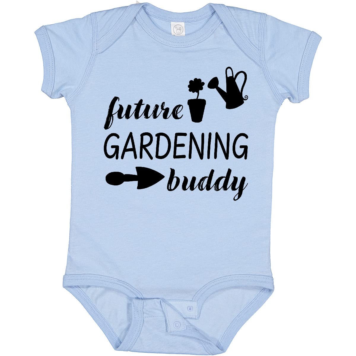 Inktastic Future Gardening Buddy Baby Bodysuit - Cute Organic Cotton Onesie for Infants & Toddlers - Perfect for Outdoor Play, Gardening Activities & Family Bonding Time