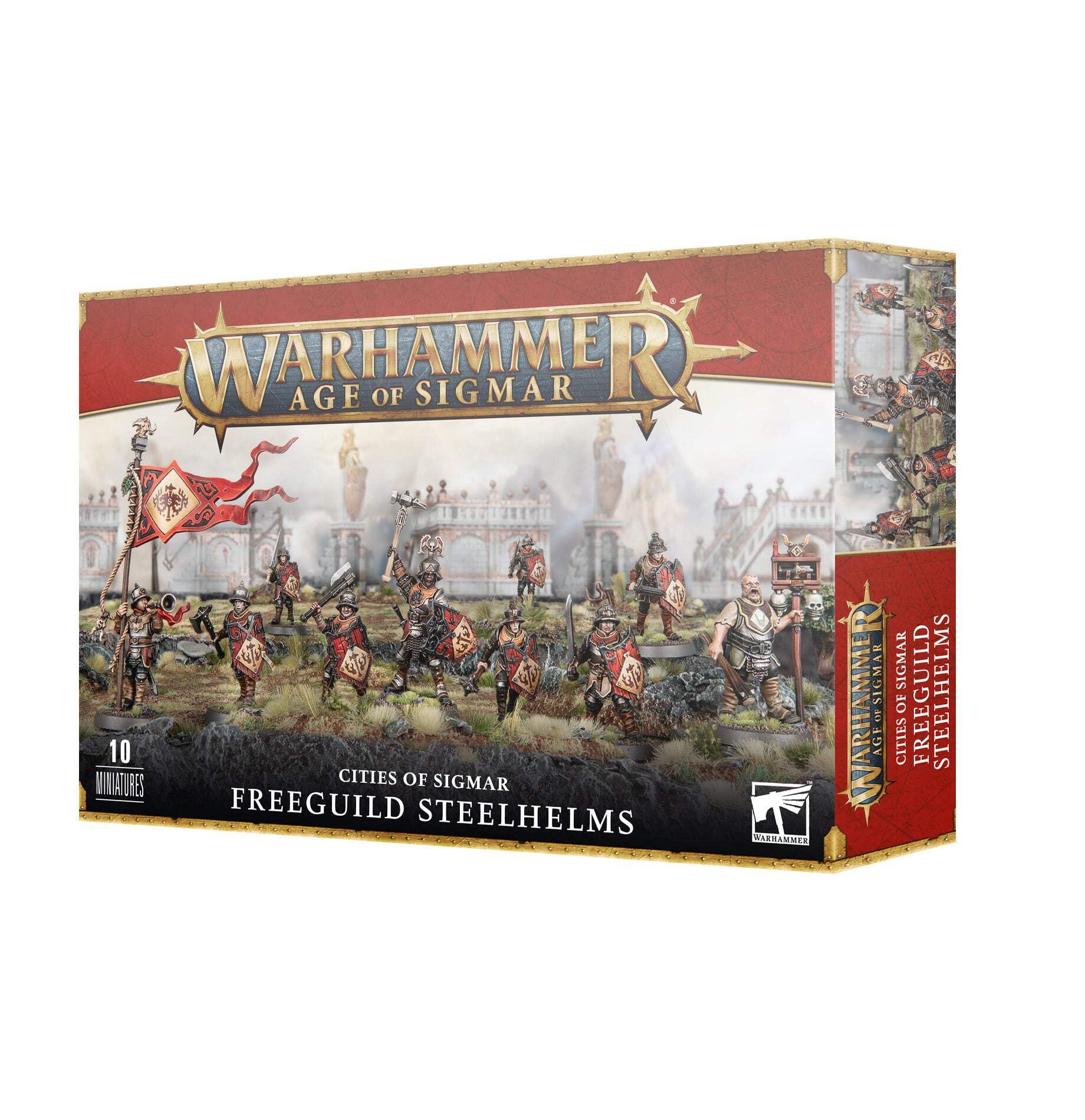 Games Workshop Cities of Sigmar: Freeguild Steelhelms - Warhammer AoS Miniatures for Tabletop Battles & Fantasy Wargaming