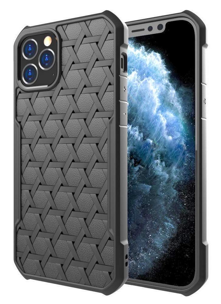 CaseFirst Heat Dissipation & Breathable Cooling Phone Case for iPhone 12 Pro & 12 Pro Max - Black | Perfect for Gaming & Hot Weather Use