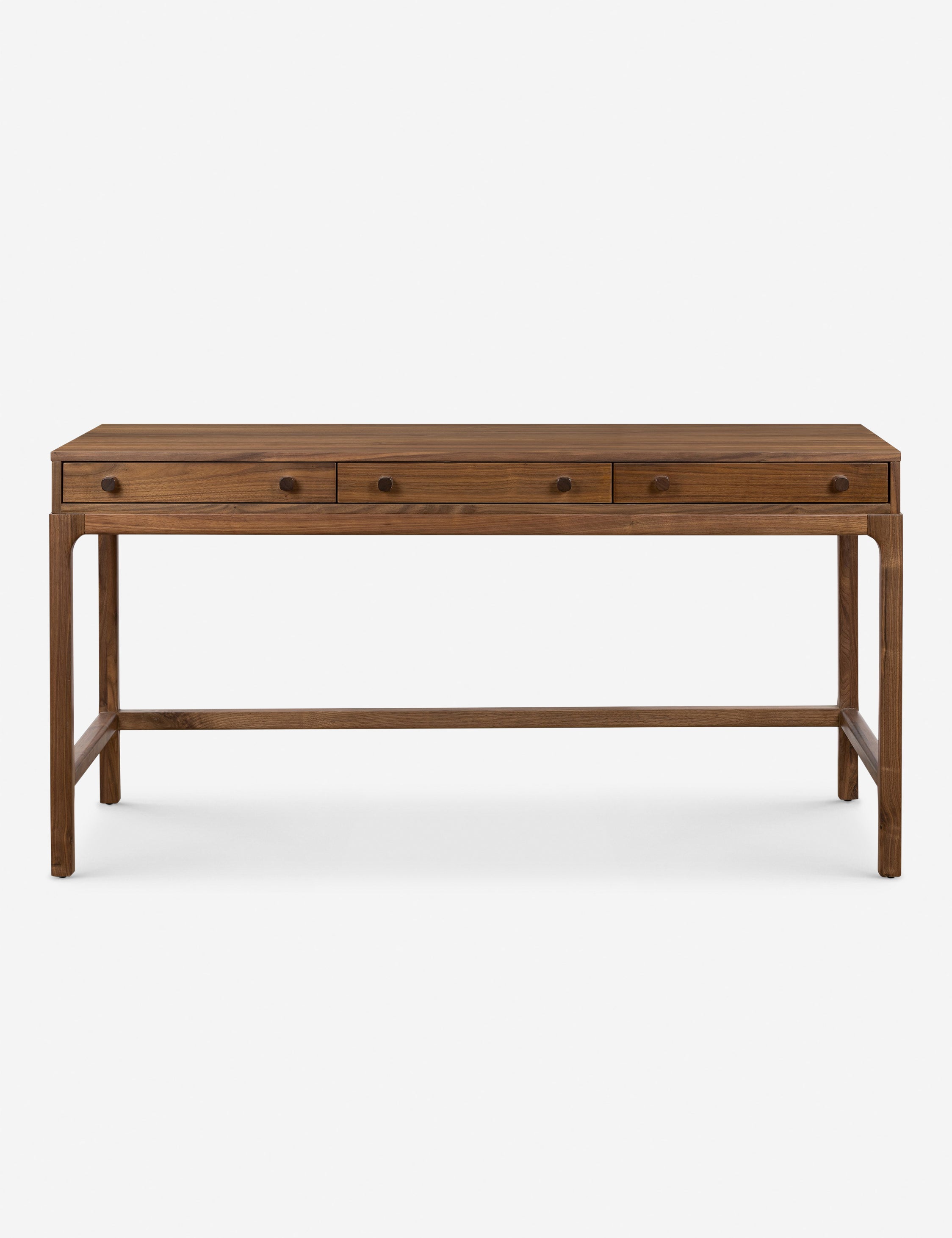 Modern Cameron Desk - Stylish Home Office Desk with Storage for Small Spaces | Perfect for Remote Work & Study