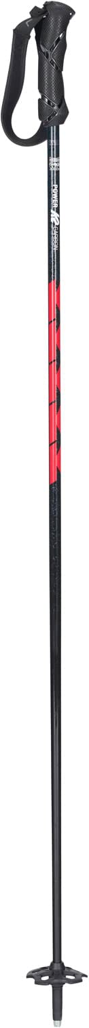K2 Power Carbon Men's Ski Poles - Lightweight & Durable Carbon Fiber Poles for Downhill & Backcountry Skiing - Perfect for Alpine Adventures & Off-Piste Skiing