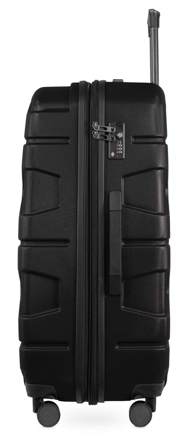 Premium Hauptstadtkoffer 2-Piece Luggage Set - Durable Black Suitcase for Travel, Business Trips & Vacations | Carry-On & Check-In Compatible | Ideal for Airports, Hotels & Weekend Getaways