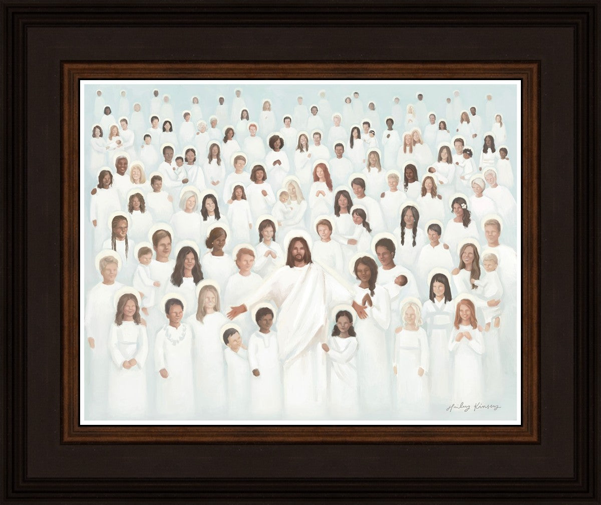 Body Of Christ By Hailey Kinsey - Inspirational Christian Wall Art for Home & Church Decor - Perfect for Living Room, Bedroom & Prayer Space