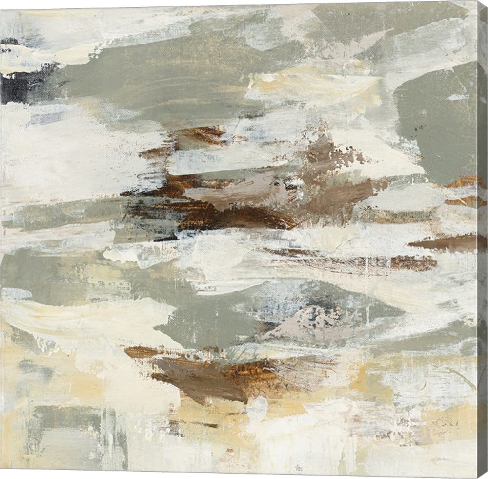 Steps on Stones II v2 by Silvia Vassileva - Premium Canvas Wall Art, 20x20 Inch Gallery Wrapped Painting, Modern Home Decor for Living Room, Bedroom & Office