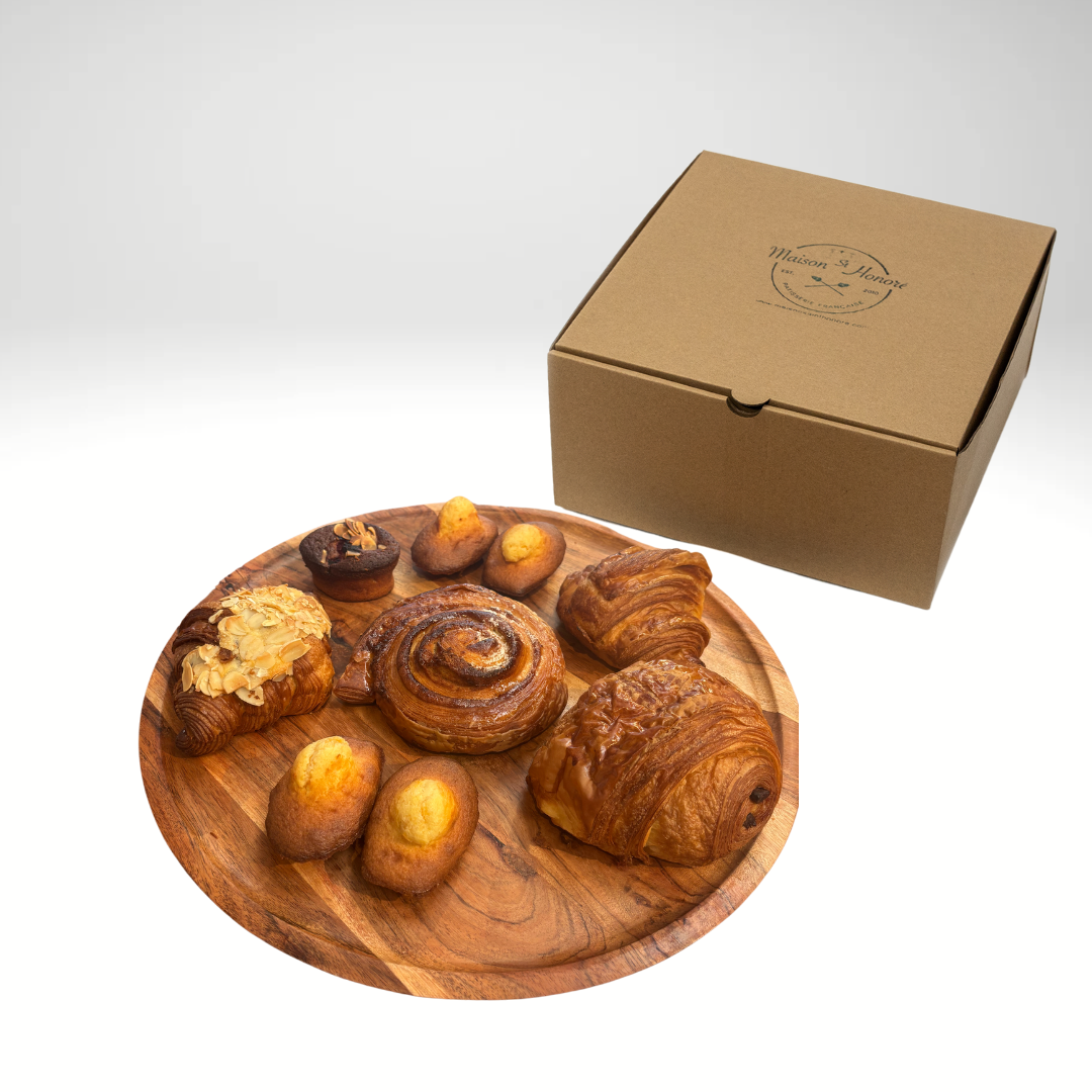 Authentic French Breakfast Gift Box - Croissants, Baguettes & Pastries Delivered Fresh | Perfect for Brunch, Gifting & Special Occasions