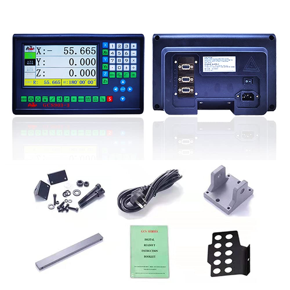 2 & 3 Axis LCD Digital Display Rotary Encoder - High Precision Customizable Resolution for CNC Milling Machine, EDM, Lathe & Drilling | Perfect for Industrial Automation & Precision Machining Applications