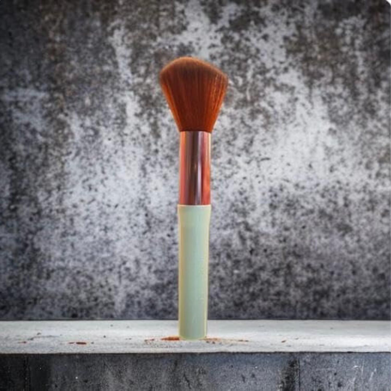 Sky Dye Professional Synthetic Makeup Brush Set - Foundation, Blending & Blush Brush for Flawless Face Makeup (1 Pack, Green) | Perfect for Daily Makeup, Contouring & Professional Makeup Artists