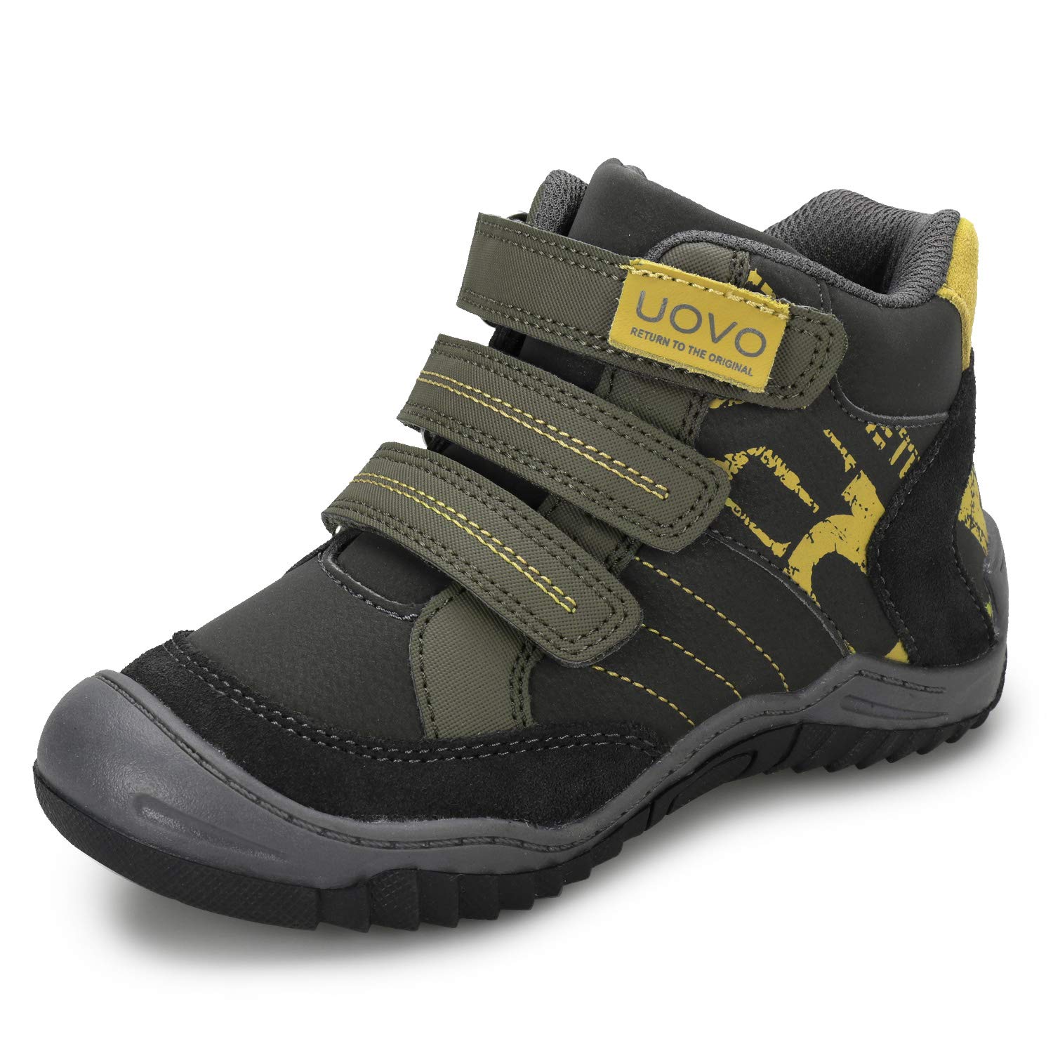 **Waterproof Boys Snow Boots - Warm Fur Lined Winter Boots for Toddlers & Kids | Slip-Resistant, Outdoor & Cold Weather Footwear - Perfect for Snow Play, Hiking & Winter Adventures**