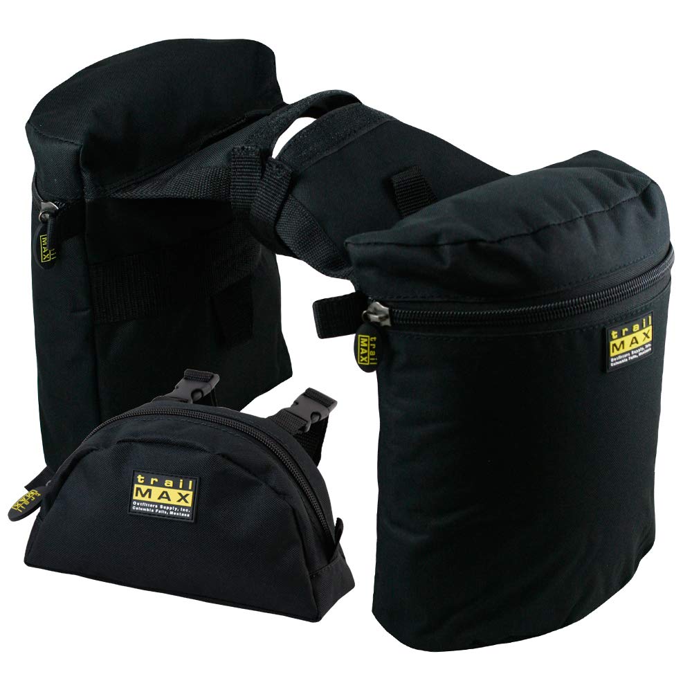**TrailMax Horn Saddle Bag & Pommel Pocket Saddle Bag Combo – Durable Western & Endurance Horse Riding Accessories for Trail Rides, Camping & Equestrian Adventures**