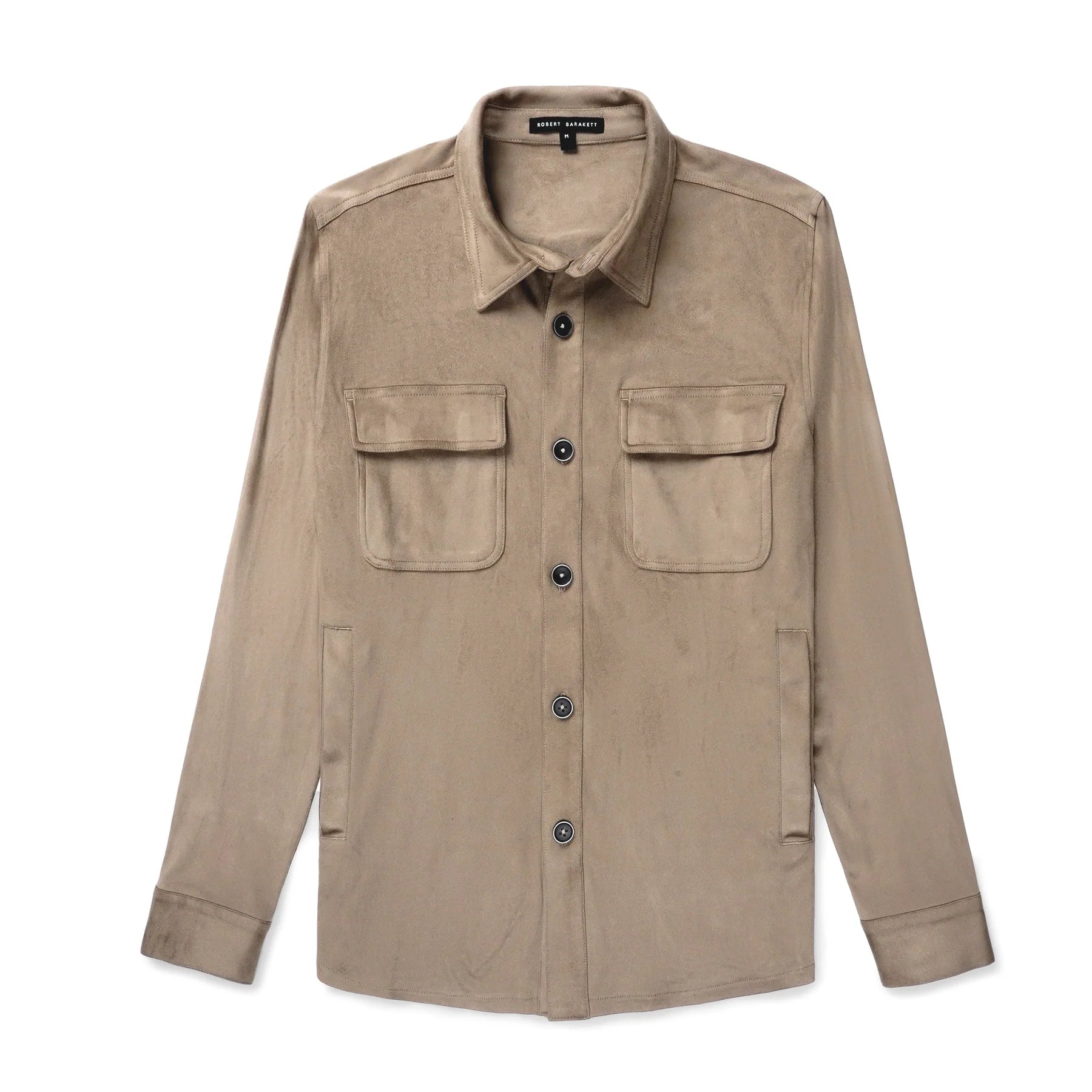 Premium Robert Barakett Suede Shirt Jacket for Men - Soft & Stylish Casual Wear - Perfect for Fall & Winter Outfits