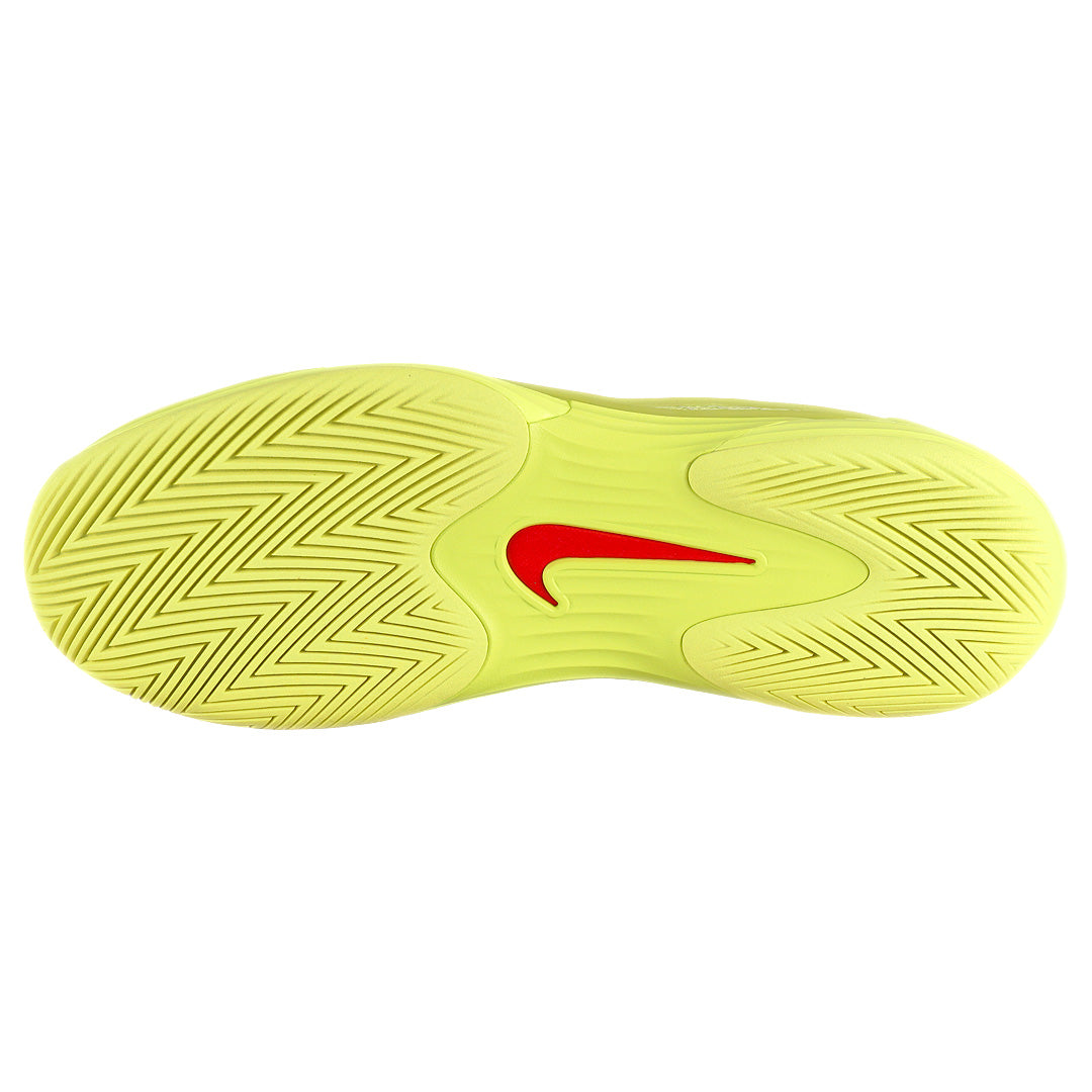 Nike Men's Air Zoom Vapor 12 Hypersmash Tennis Shoes - Light Lemon Twist/Black - Lightweight & Breathable for Competitive Play & Training