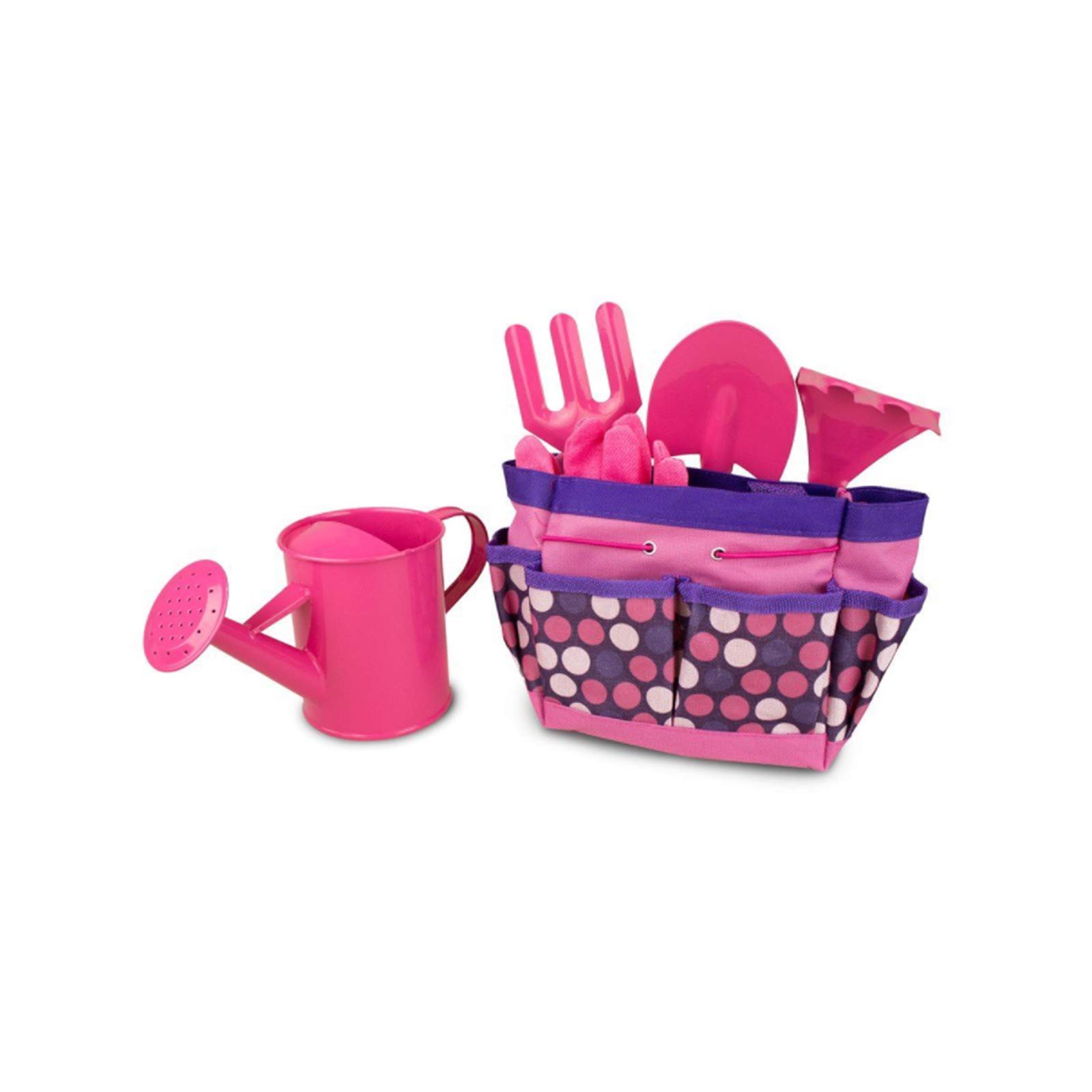 **Kids Gardening Tool Set - 6-Piece Garden Kit with Watering Can, Gloves, Shovel, Rake, Fork & Storage Bag | Outdoor Gardening Toys for Boys & Girls | Perfect for Backyard Planting, School Projects & STEM Learning**