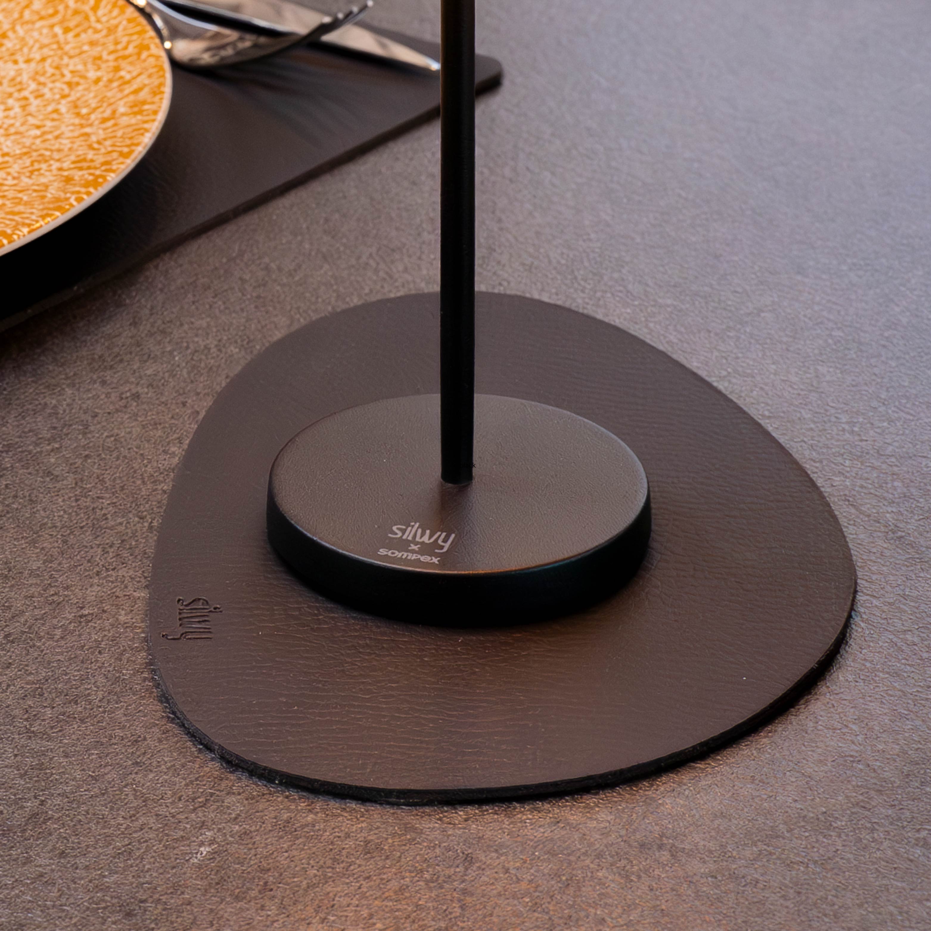 MONACO BLACK Magnetic LED Light with Base Set - Perfect for Kitchen, Office, and Bedroom Lighting