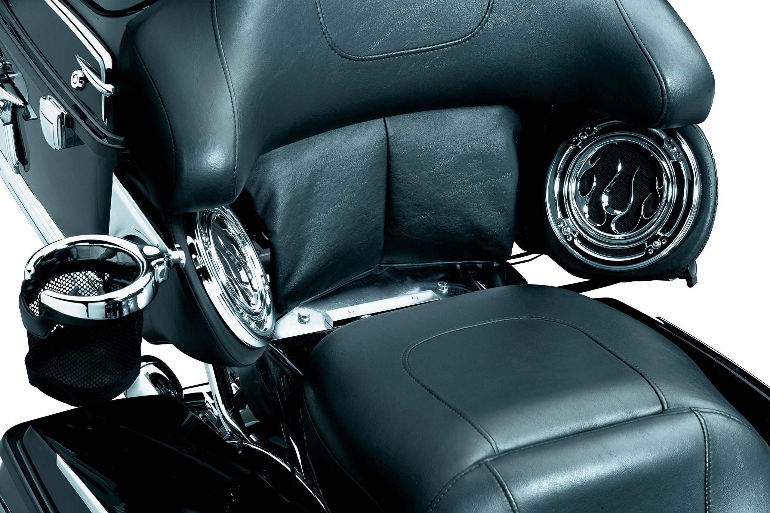 Kuryakyn 5201 Tour-Pak Trunk Luggage Rack & Storage Accessory - Padded Seat Back Filler Pad for 1997-2013 Harley-Davidson Motorcycles (Black) | Perfect for Long-Distance Touring & Motorcycle Storage Solutions