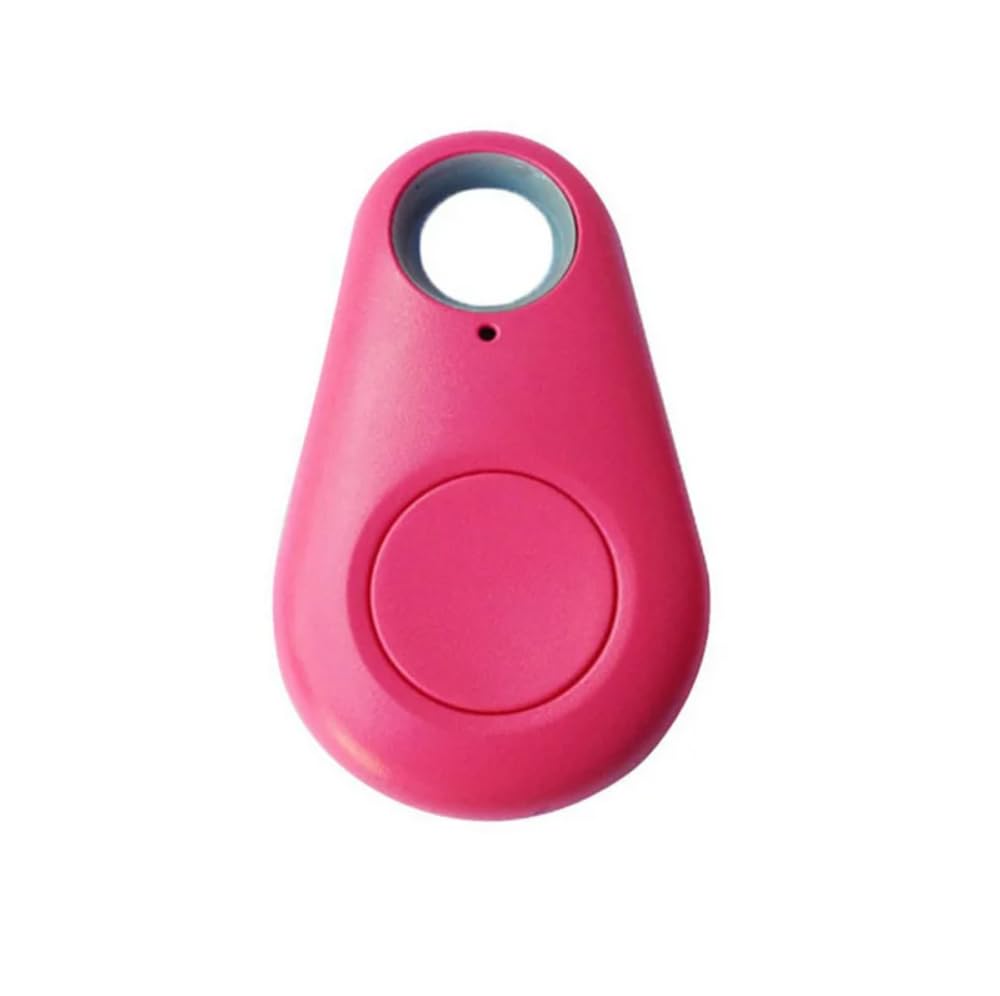 Smart Wireless Bluetooth 4.0 Key Finder & Anti-Lost Tracker - GPS Enabled Locator for Keys, Phone, Wallet, Car, Luggage & Pets (Pink) | Perfect for Travel, Home & Office Organization