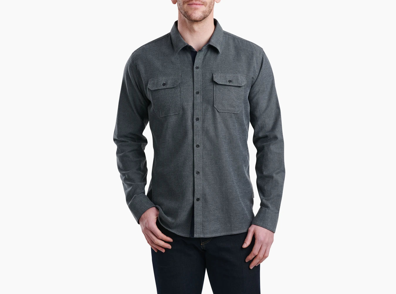 Kuhl Descendr Flannel Long Sleeve Shirt for Men - Soft & Durable Plaid Flannel Shirt for Outdoor Adventures, Hiking, and Casual Wear
