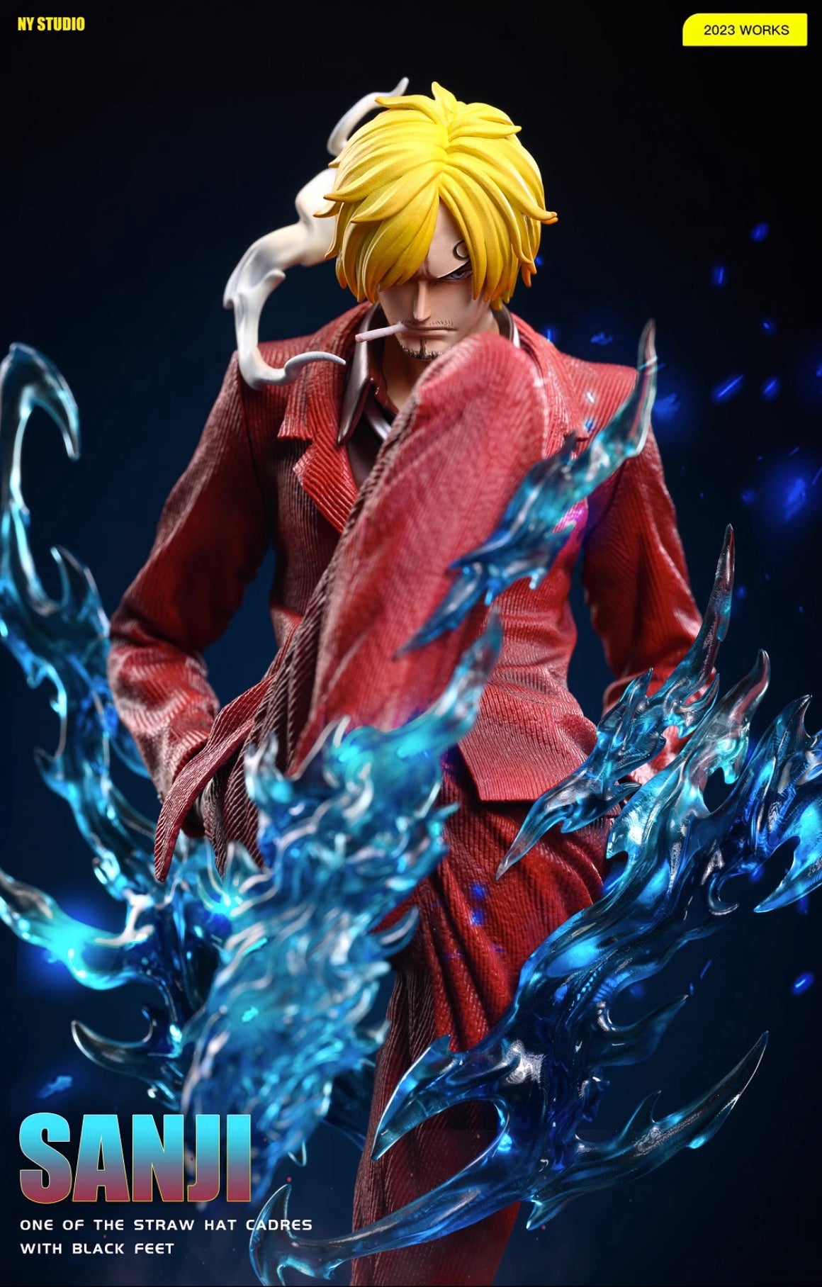 NY Studio Sanji Figure - One Piece Anime Collectible for Fans | Perfect for Home Display, Office Decor, and Gift for Anime Lovers