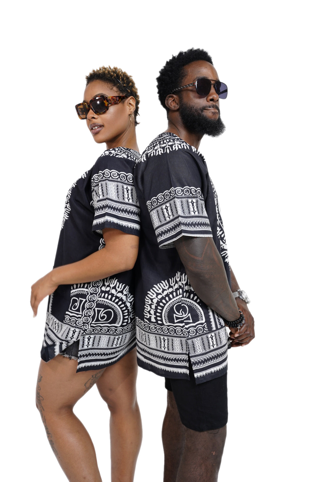 African Print Unisex Dashiki Shirt for Men & Women | Traditional Ankara Cotton Tunic Top | Perfect for Festivals, Concerts, Cruises & Outdoor Events | DP3578