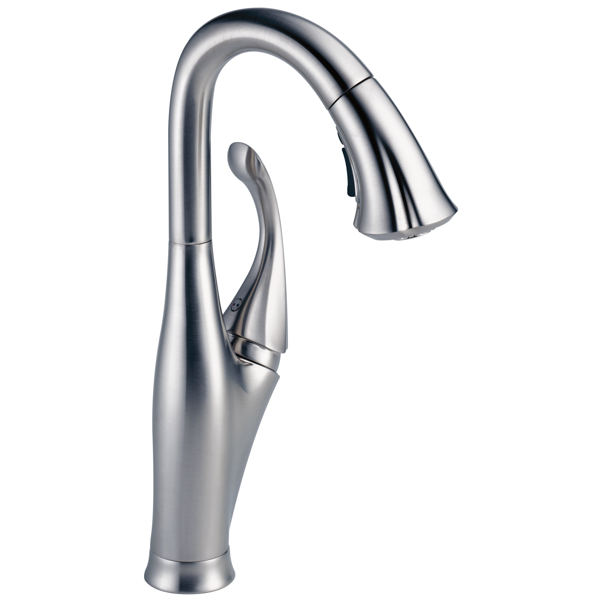 Delta Addison Bar Faucet with Pull-Down Spray - Arctic Stainless Steel 9992 AR DST - Perfect for Kitchen Islands, Wet Bars & Entertaining Spaces
