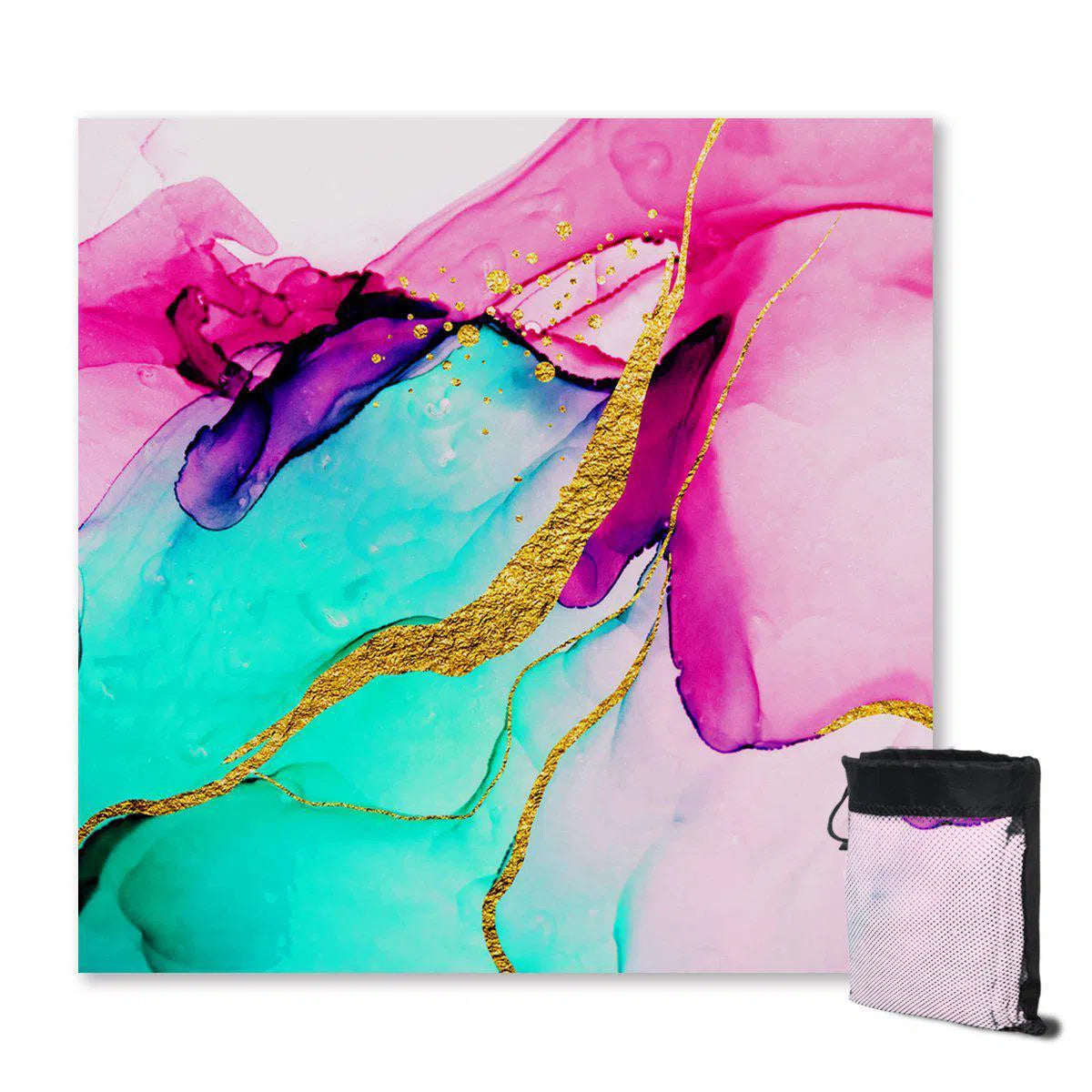 Anse Source D'Argent Sand Free Quick-Dry Beach Towel - Lightweight & Super Absorbent for Travel, Pool, Yoga & Outdoor Activities