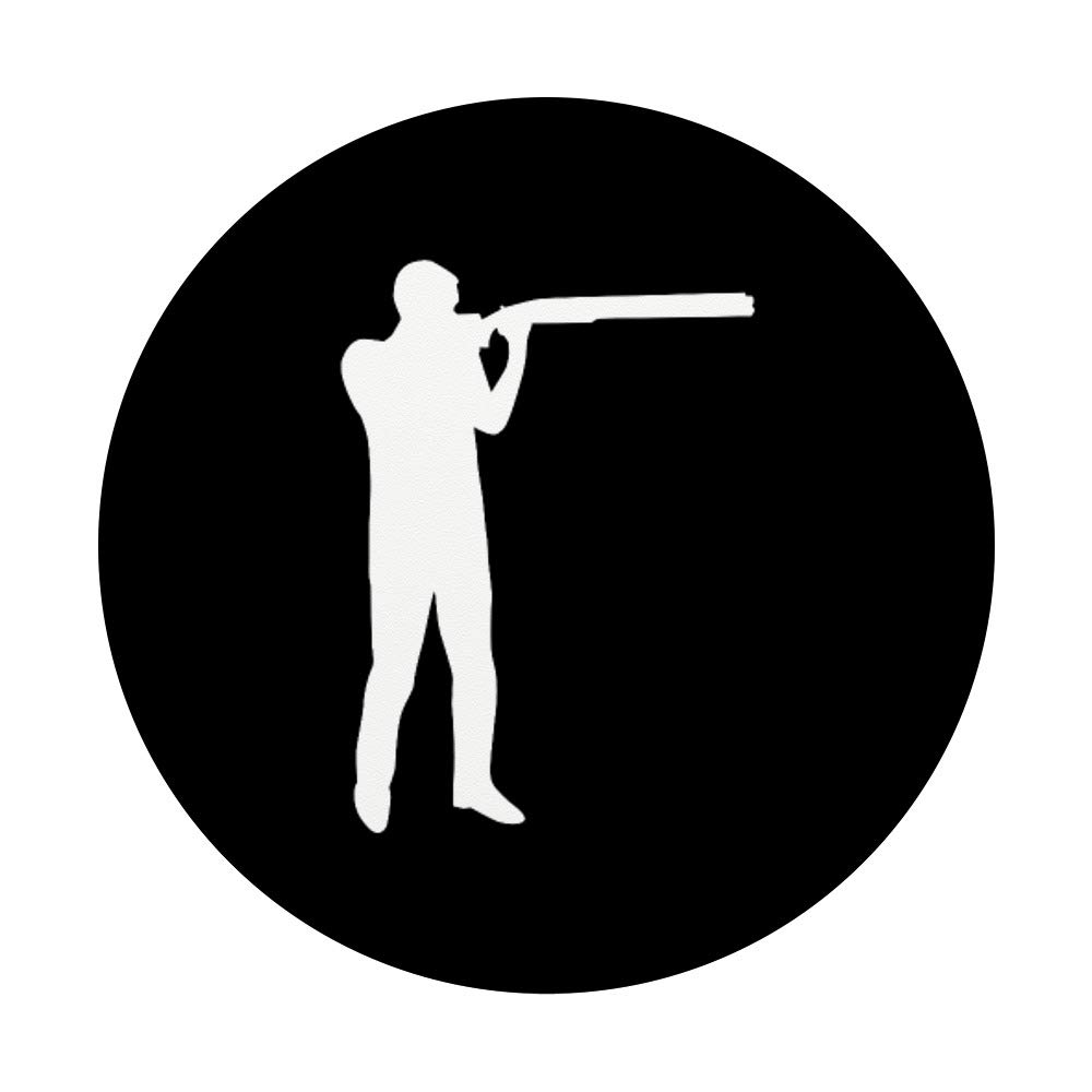 Trap Shooting PopSockets Phone Grip & Stand - Expandable Phone Holder with Strong Adhesive for iPhone, Samsung, Tablets - Perfect for Outdoor Sports, Hunting, and Shooting Range Activities