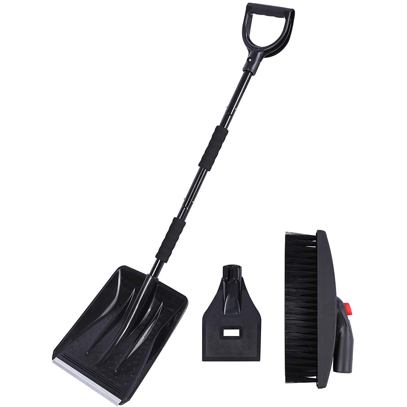 Detachable Snow Removal Kit - Portable Multifunctional Snow Shovel Tool for Driveway, Walkway & Home Improvement | Perfect for Winter Storms, Roof Snow Removal & Snowboarding Gear Prep