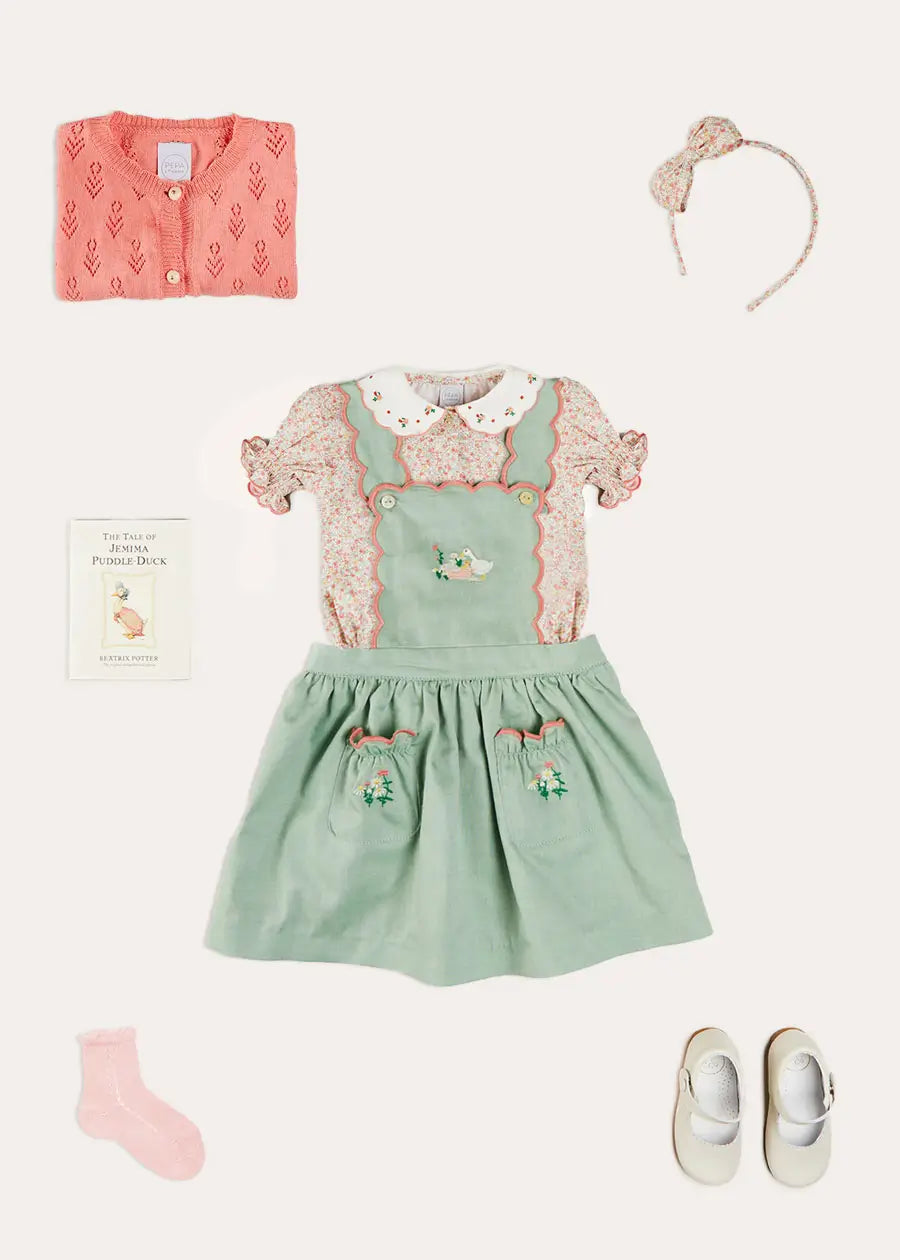 Stylish Mabel Floral Blouse for Toddler Girls - Perfect for Spring Outfits & Special Occasions