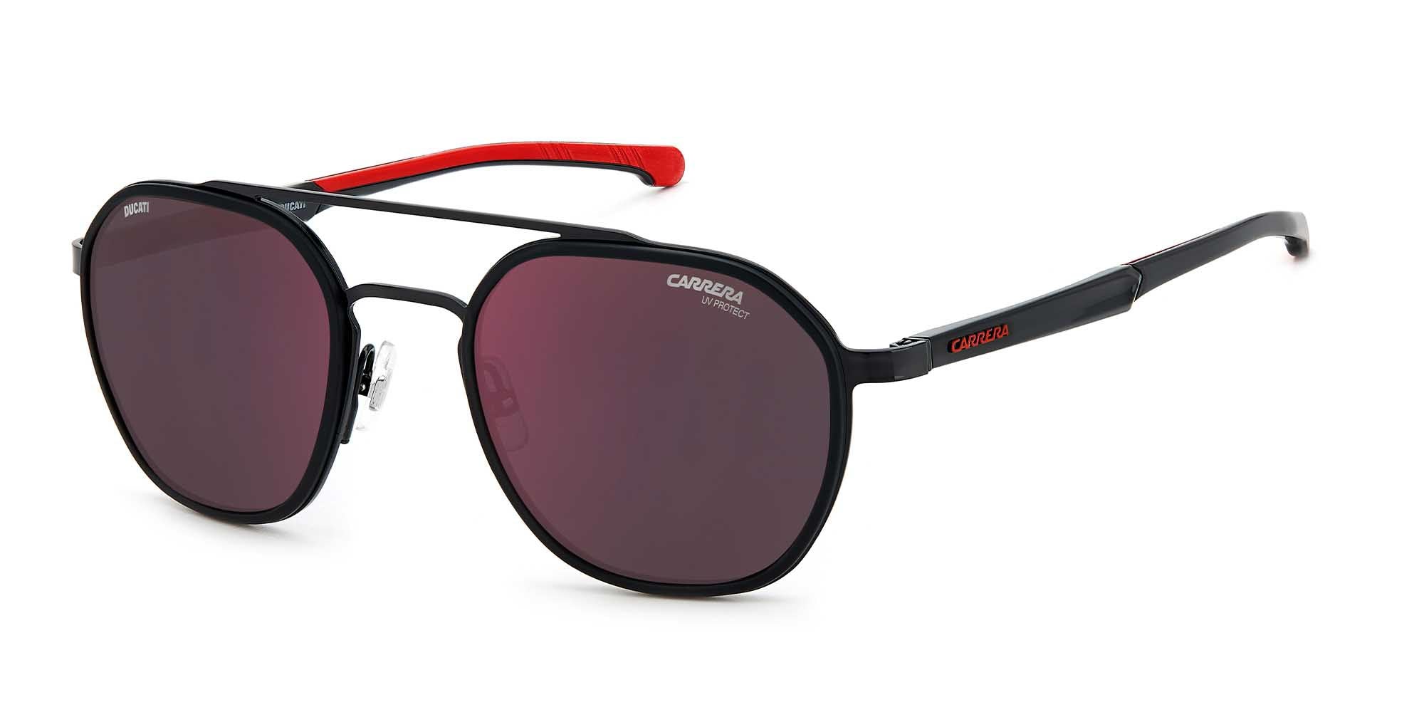 Carrera Ducati CARDUC 005/S Sunglasses - Polarized Motorcycle Riding Glasses for Men & Women - UV Protection for Cycling, Driving, and Outdoor Sports