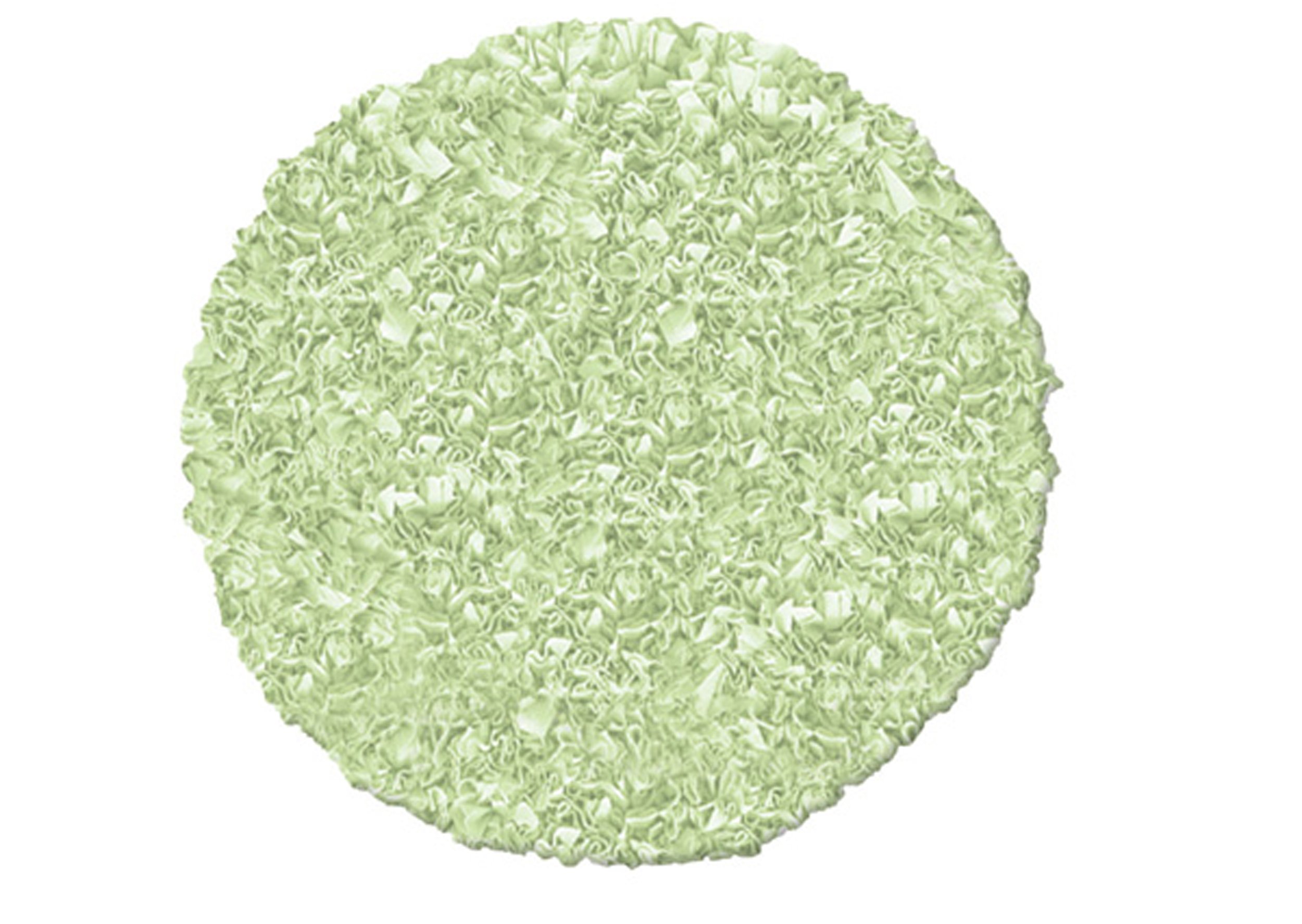 Soft Shaggy Sage Green Area Rug 4'x4' - Plush & Cozy for Living Room, Bedroom, or Nursery Decor