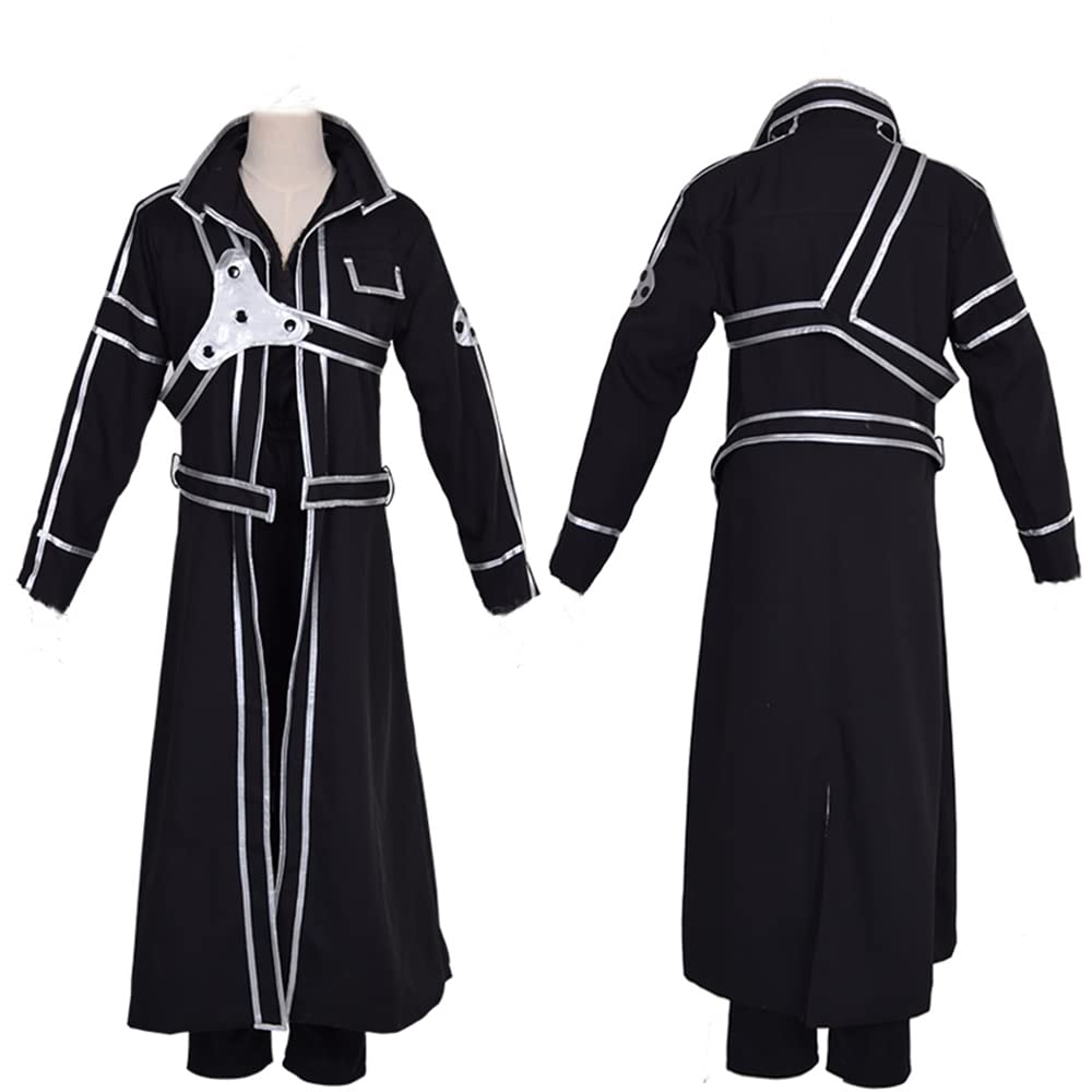 Halloween Anime Sword Art Online Kirito Cosplay Jacket - Perfect for Cosplay, Halloween Costumes & Anime Conventions