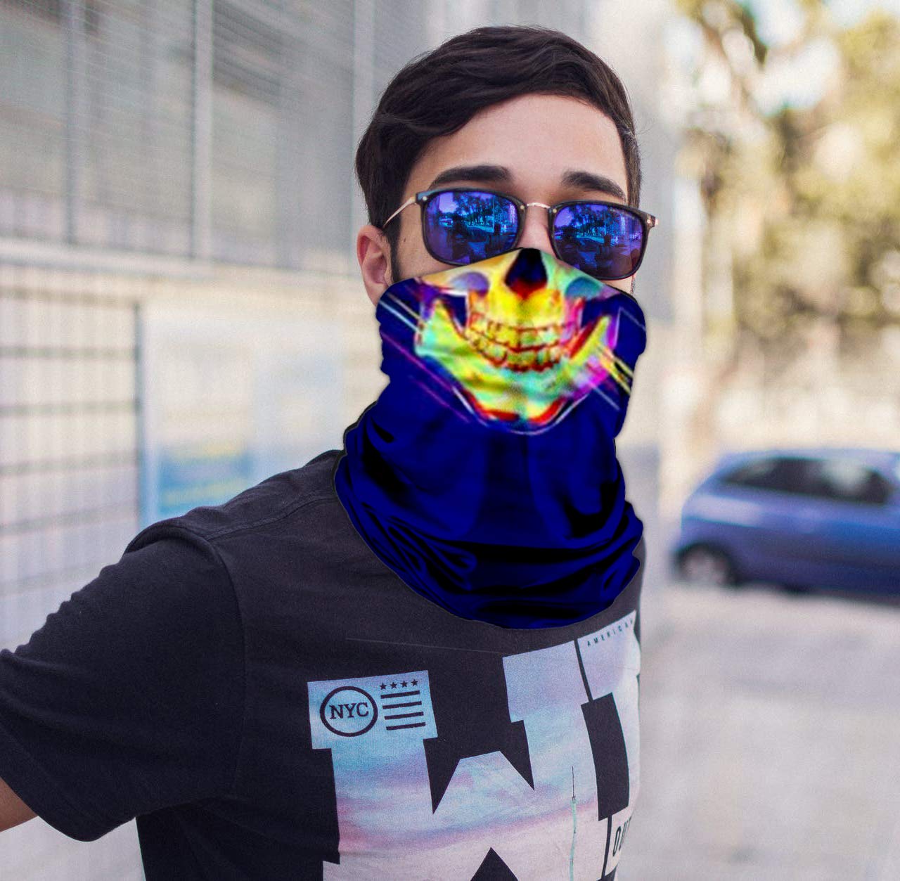 UV Protection Neck Gaiter Face Mask - Reusable Balaclava Scarf for Sun, Dust & Wind Protection - Perfect for Hiking, Cycling & Outdoor Activities