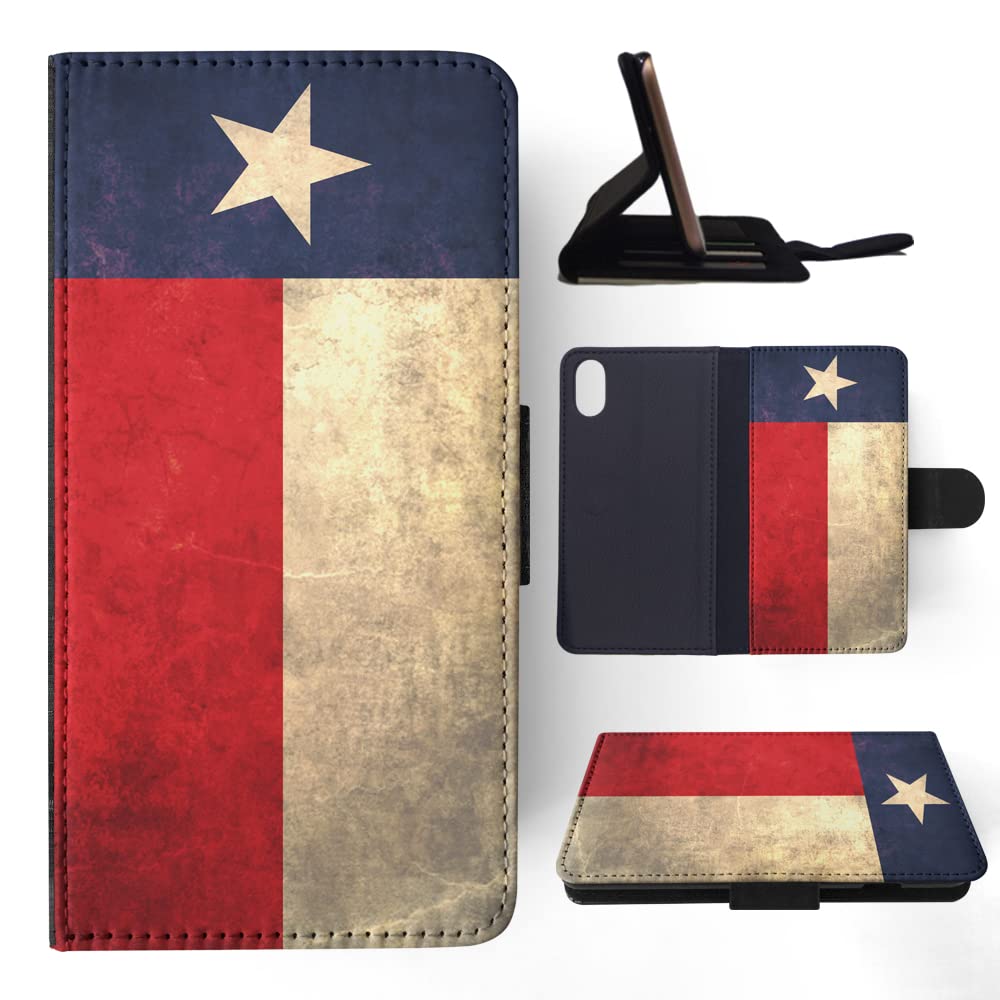 Texas USA State Flag Flip Wallet Phone Case for Apple iPhone X & Xs - Stylish Protection for Everyday Use & Travel