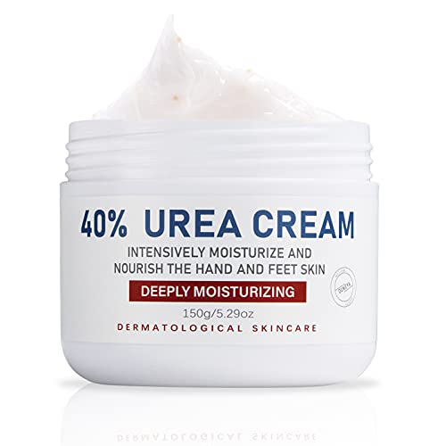 OUKEYA 40% Urea Cream for Dry Cracked Feet - Maximum Strength Foot Moisturizer | Cracked Heel Treatment, Callus Remover & Intensive Hydration for Rough Skin | Perfect for Daily Foot Care & Pedicures