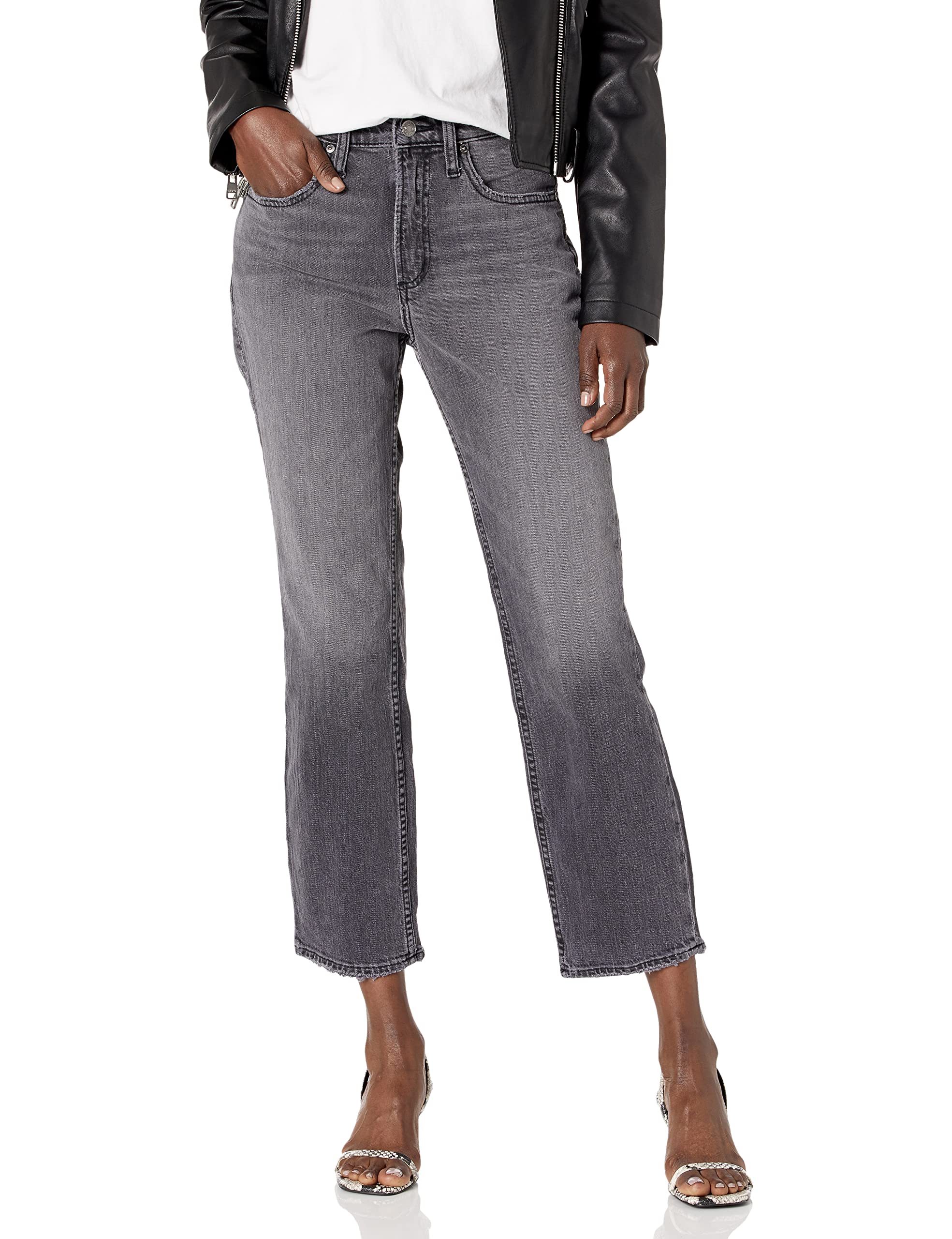 Silver Jeans Co. Women's Frisco High Rise Straight Leg Jeans - Comfortable & Stylish Denim Pants for Casual Wear, Work & Everyday Outfits