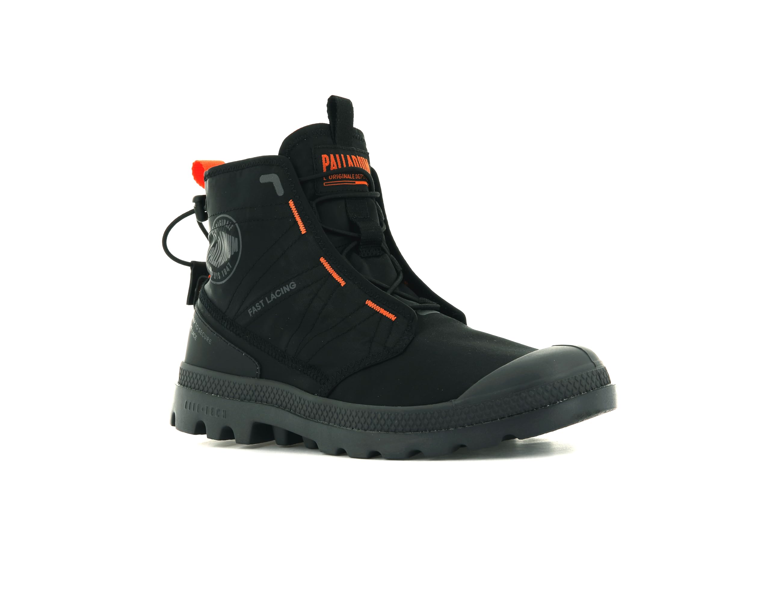 Palladium Men's Pampa Travel Lite Boot - Lightweight Hiking Shoes for Outdoor Adventures, Travel & Casual Wear | Water-Resistant & Comfortable Footwear for Men