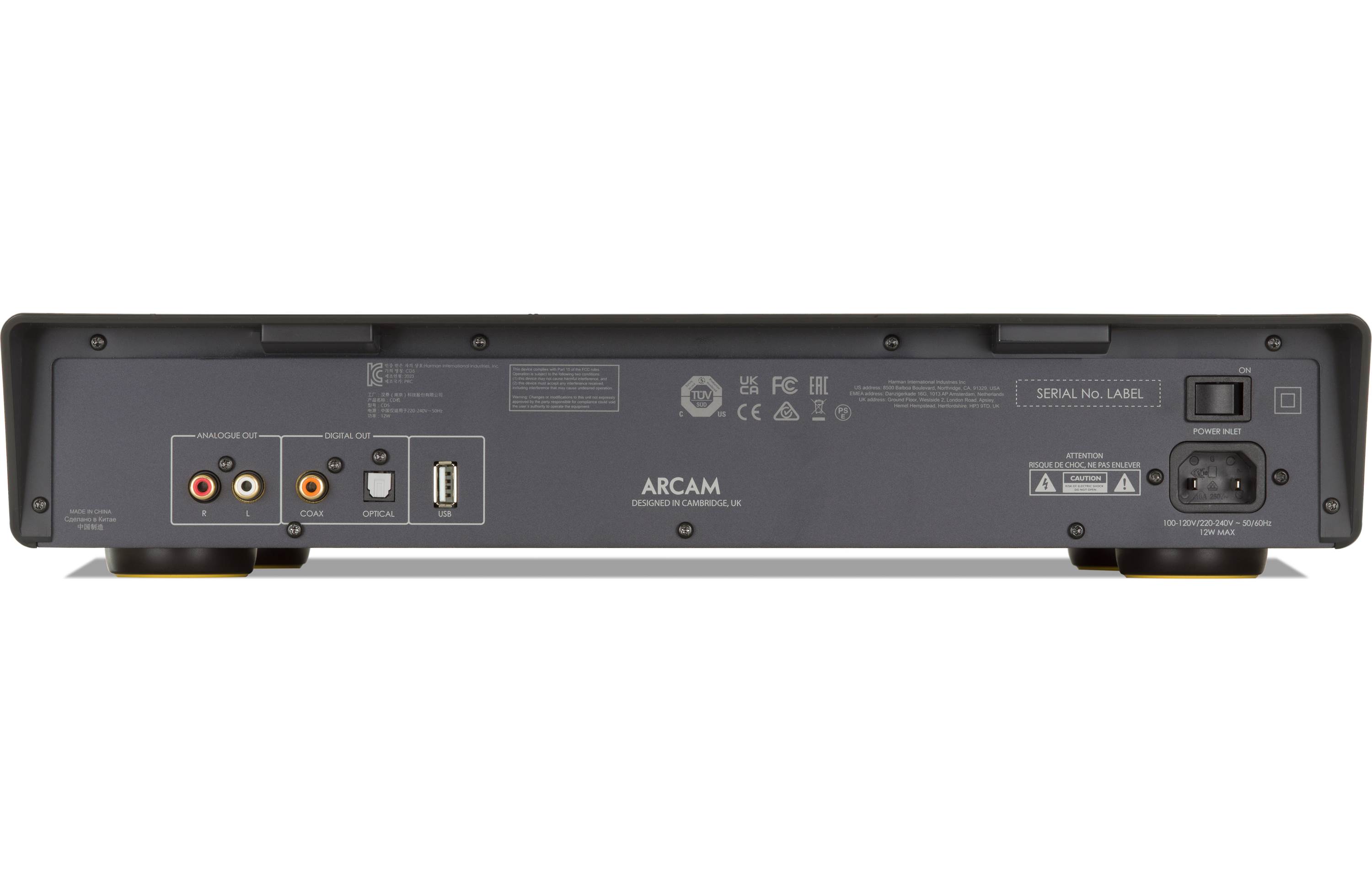 Arcam CD5 Single Disc CD Player with USB Port - High-Fidelity Audio for Home & Studio Use - Open Box Condition