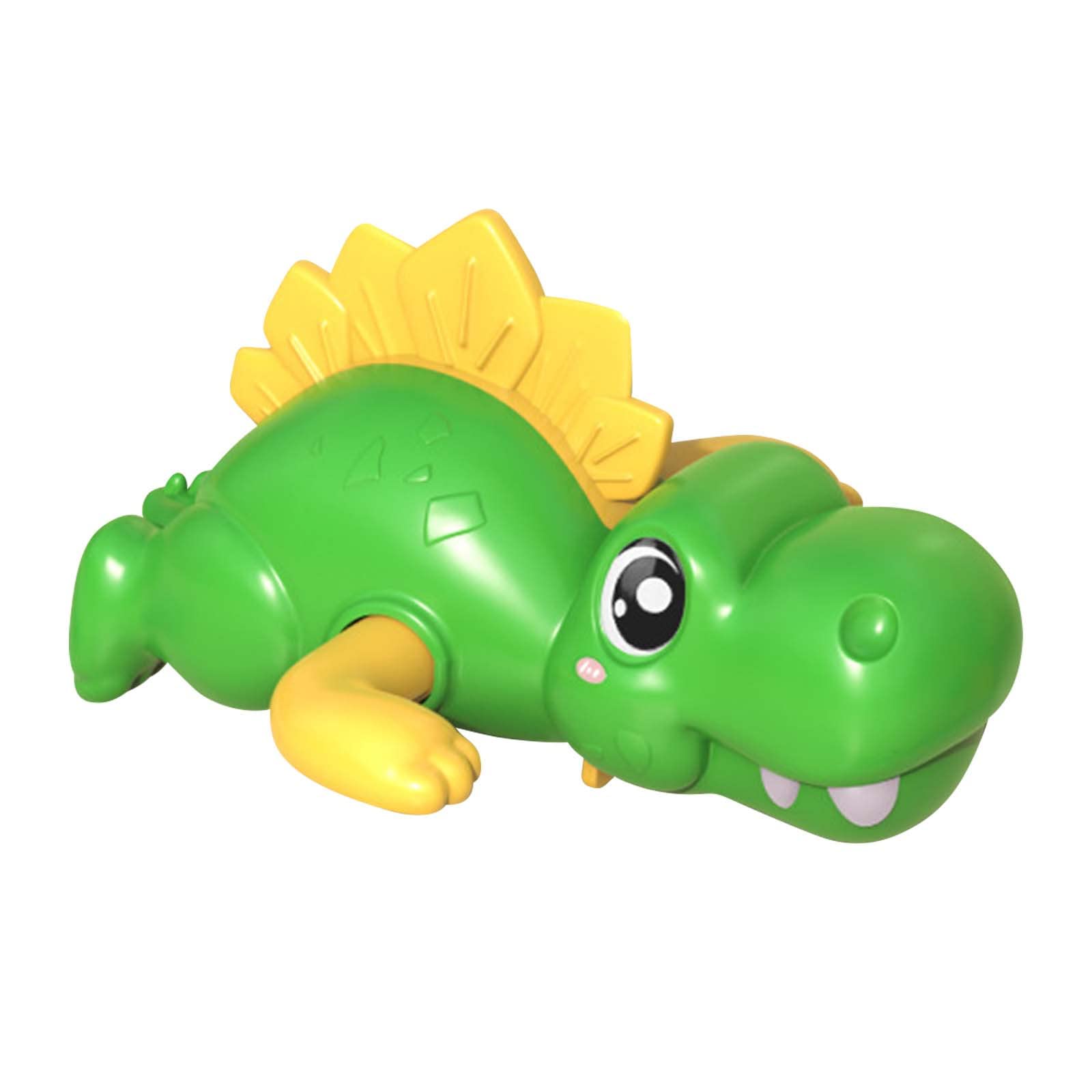 Birdeem Wind-Up Dinosaur Bath Toys for Kids - Fun Clockwork Swimming Animals for Baby & Toddler Bath Time - Green Water Play Toy for Boys & Girls - Perfect for Bathtub, Pool & Sensory Play