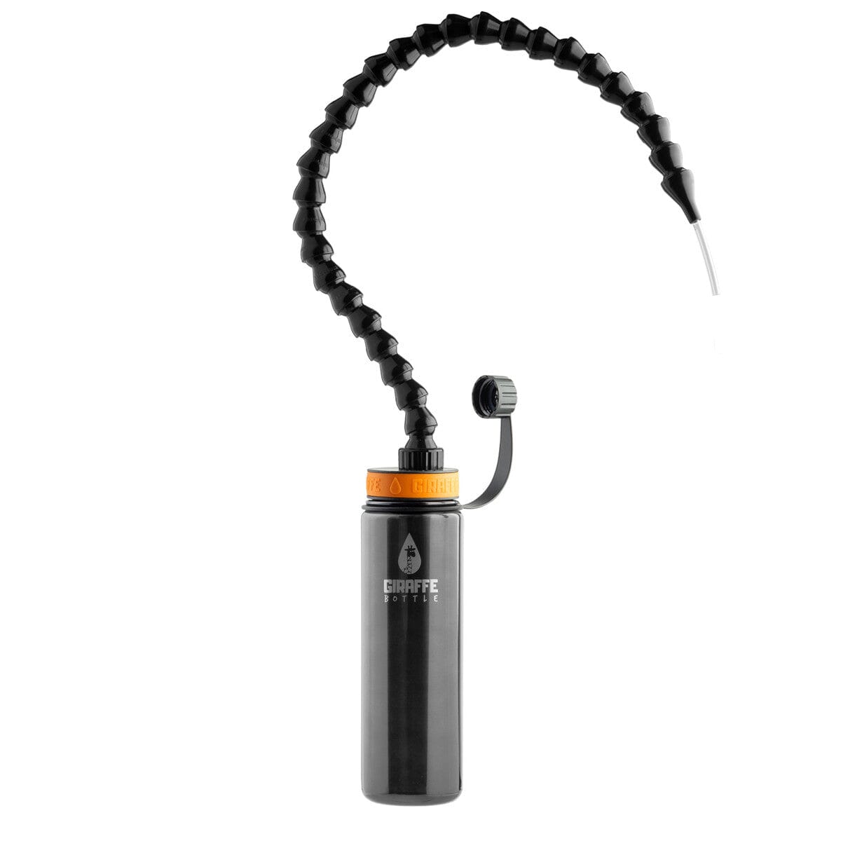 Stainless Steel Giraffe Bottle Tower - Hands Free Drinking for Hiking, Camping & Outdoor Adventures