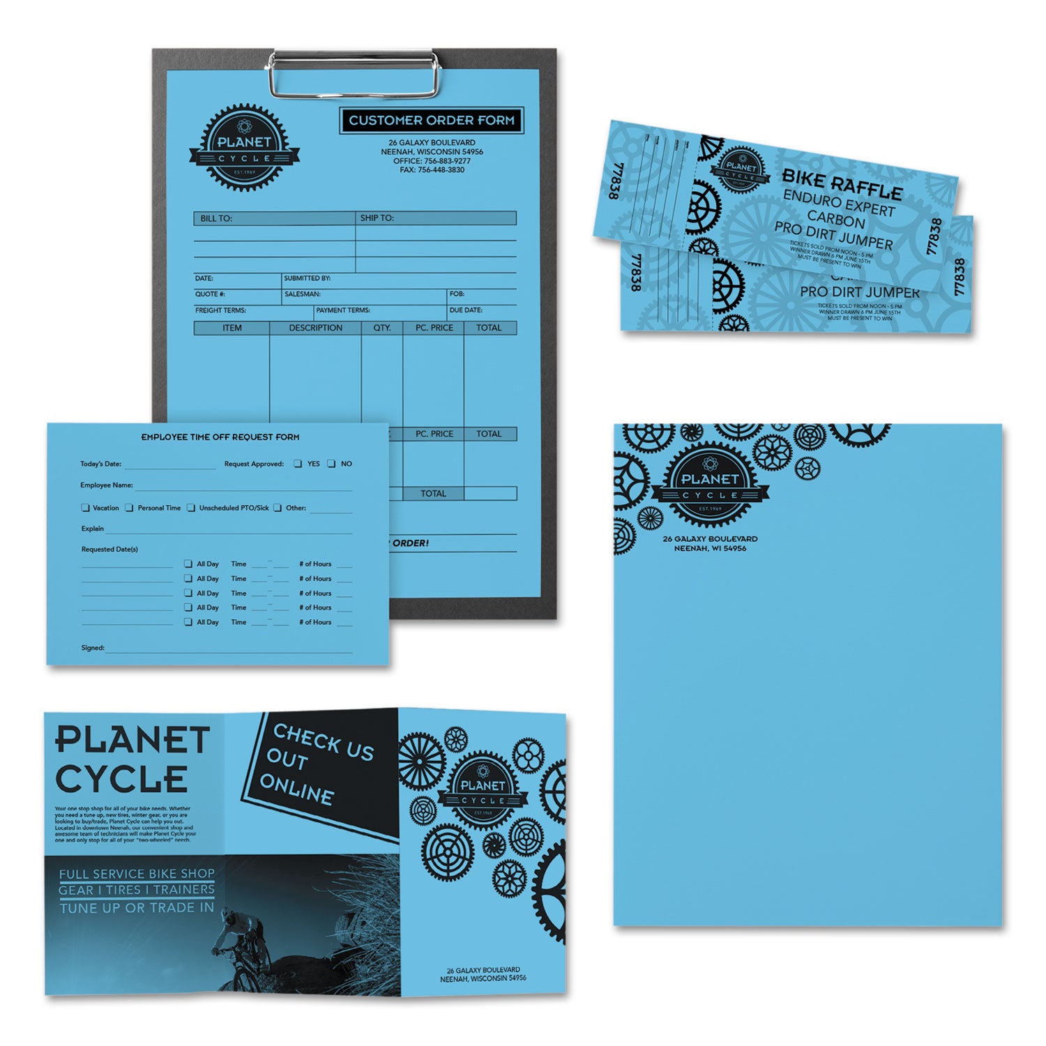 Astrobrights® Lunar Blue Colored Paper - 24 lb Bond Weight, 8.5 x 11 Inches, 500 Sheets per Ream - Perfect for School Projects, Office Documents & Creative Crafts