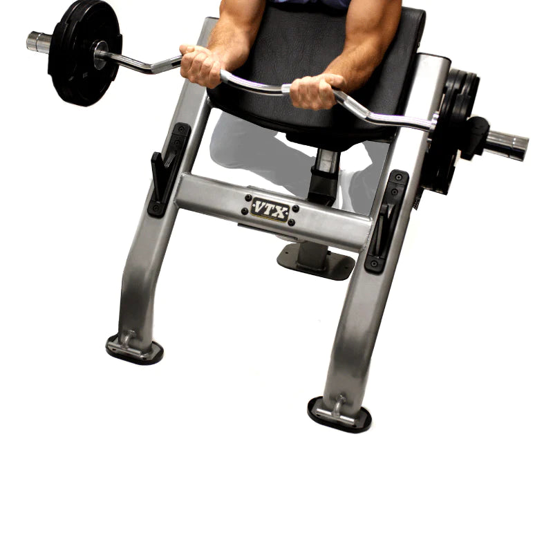 VTX Adjustable Standing Curl Bench for Home Gym - Heavy Duty Bicep Curl Machine for Strength Training - Perfect for Home Workouts & Fitness Enthusiasts