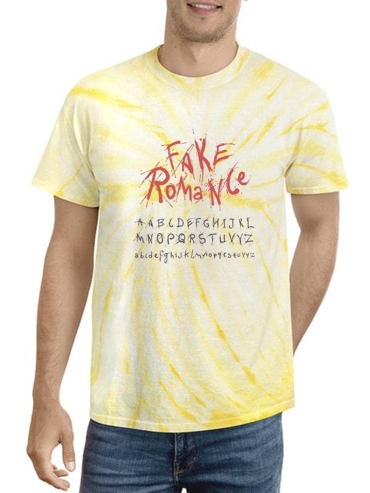 Smartprints Fake Romance Tie Dye Cyclone Men's T-Shirt - Trendy Graphic Tee for Casual Wear, Street Style & Festival Outfits
