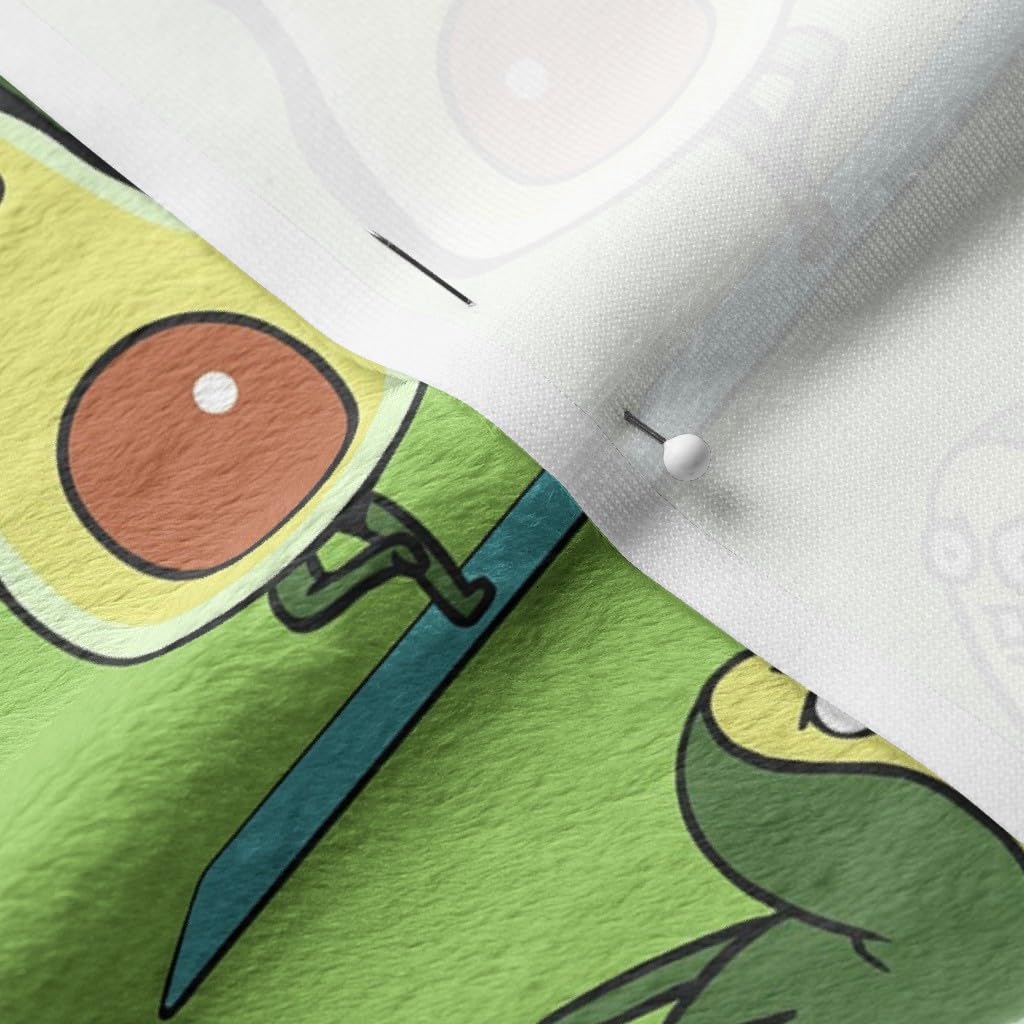 Premium Avocado Print Minky Fabric by The Yard - Ultra Soft Plush Material for Baby Blankets, Quilting & Activewear - DIY Sewing Projects, Home Decor & Gym Accessories - Perfect for Nursery, Fitness & Crafting