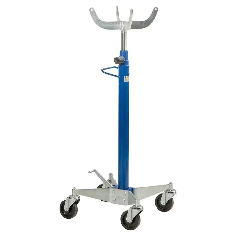 AC Hydraulic Telescopic Transmission Jack - Heavy Duty Car Lift for Auto Repair & Maintenance | Perfect for Mechanics, DIY Garage & Professional Workshops